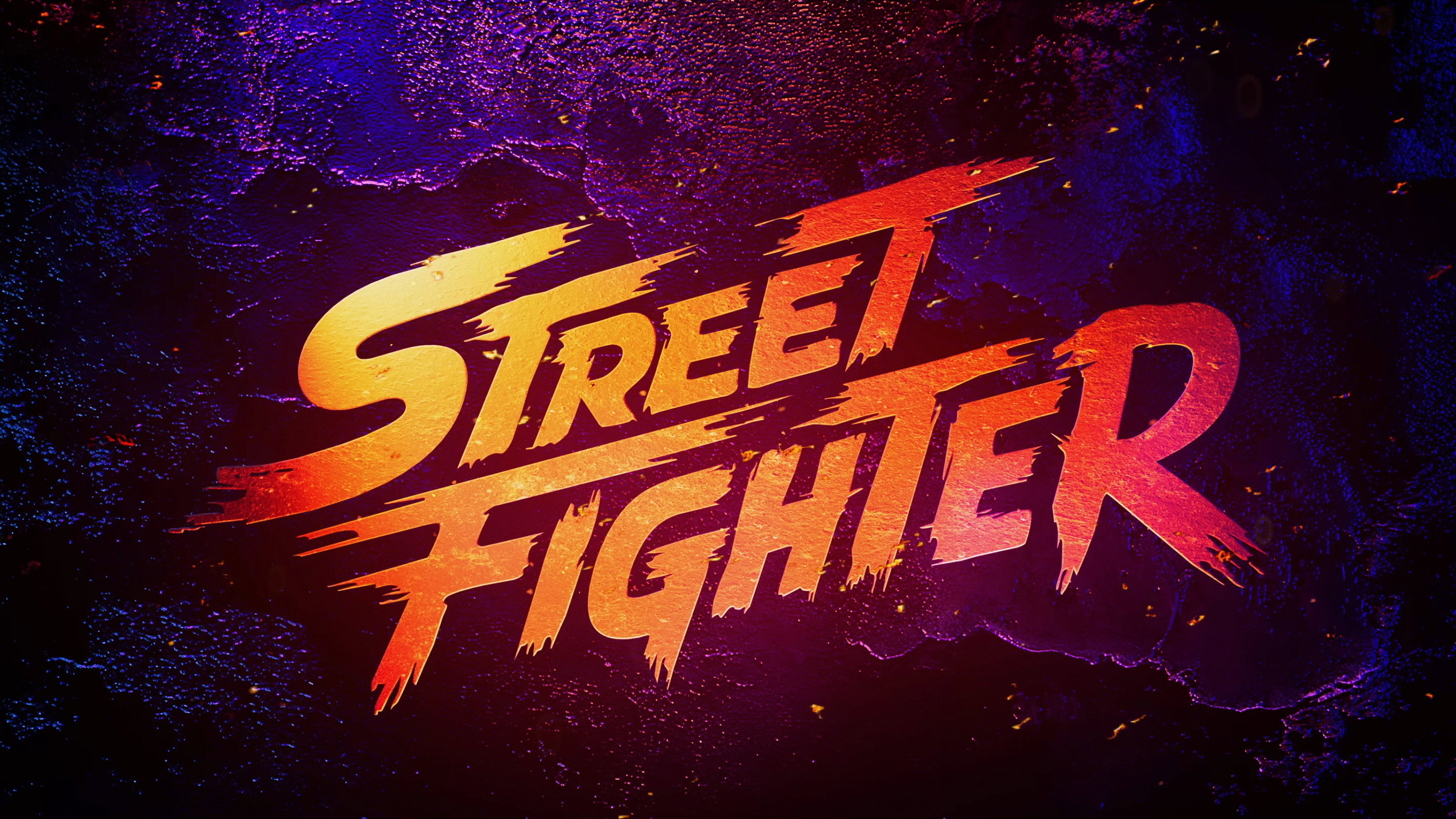 Street Fighter movie logo HD Wallpaper