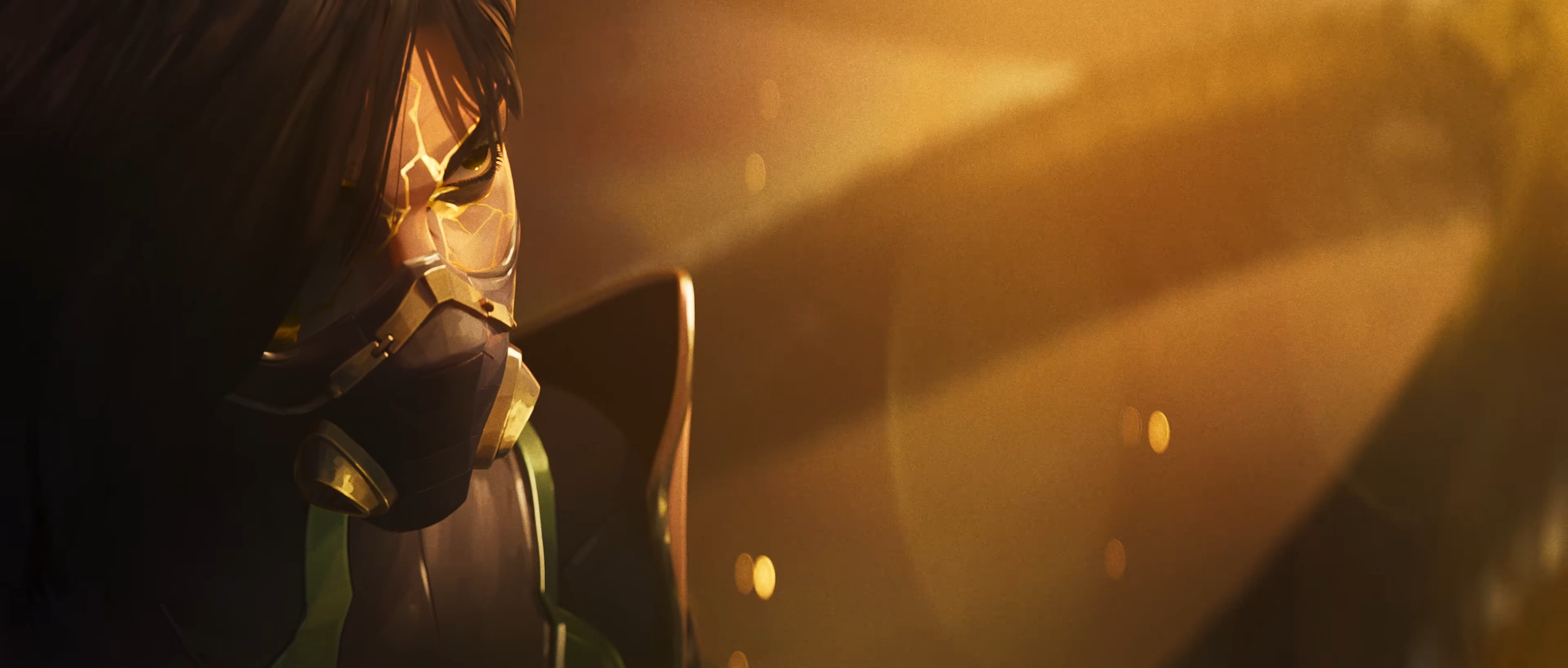 Valkyrie from Apex Legends in golden light HD Wallpaper