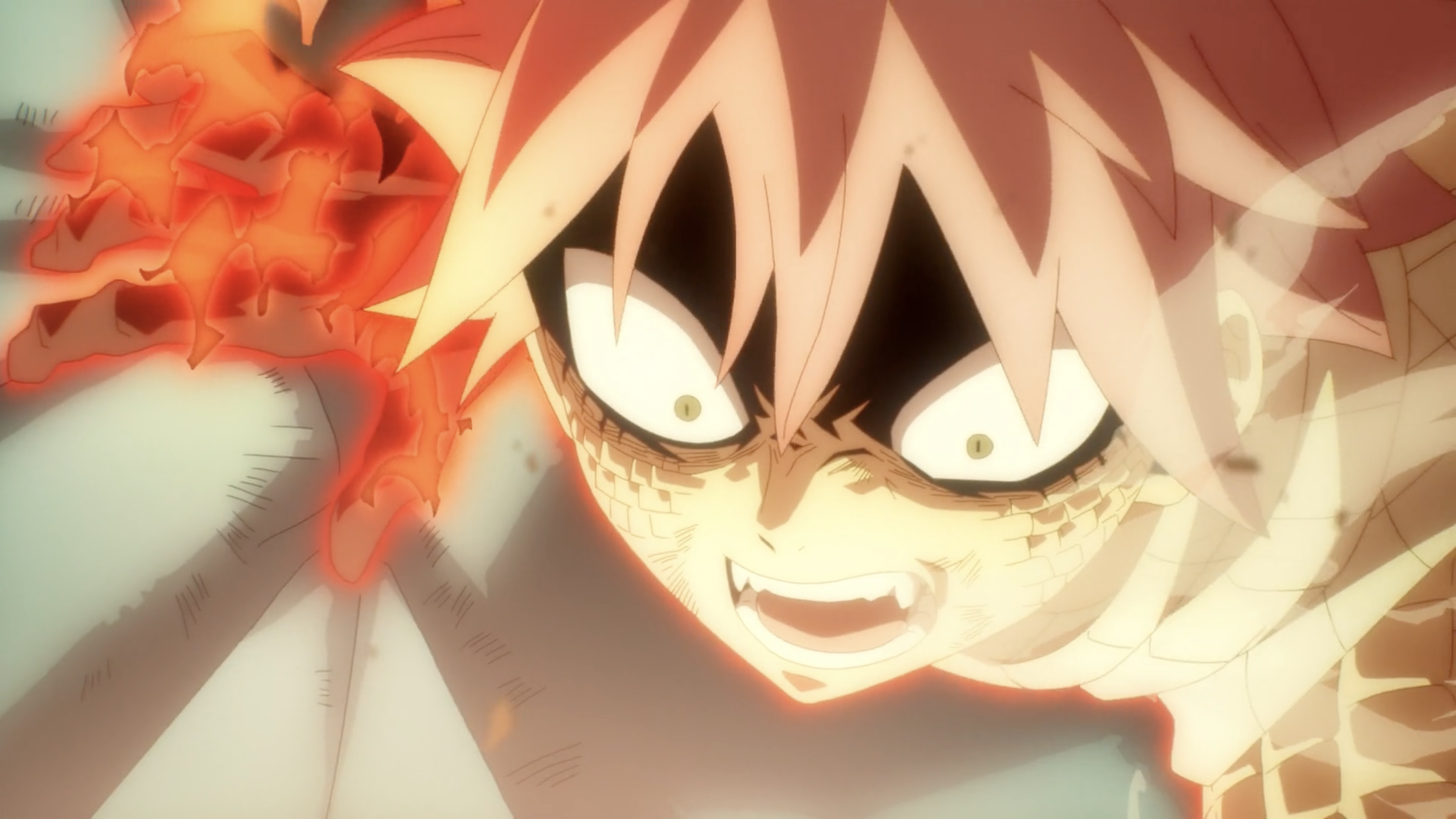 Natsu Dragneel in Dragon Force from Fairy Tail HD Wallpaper