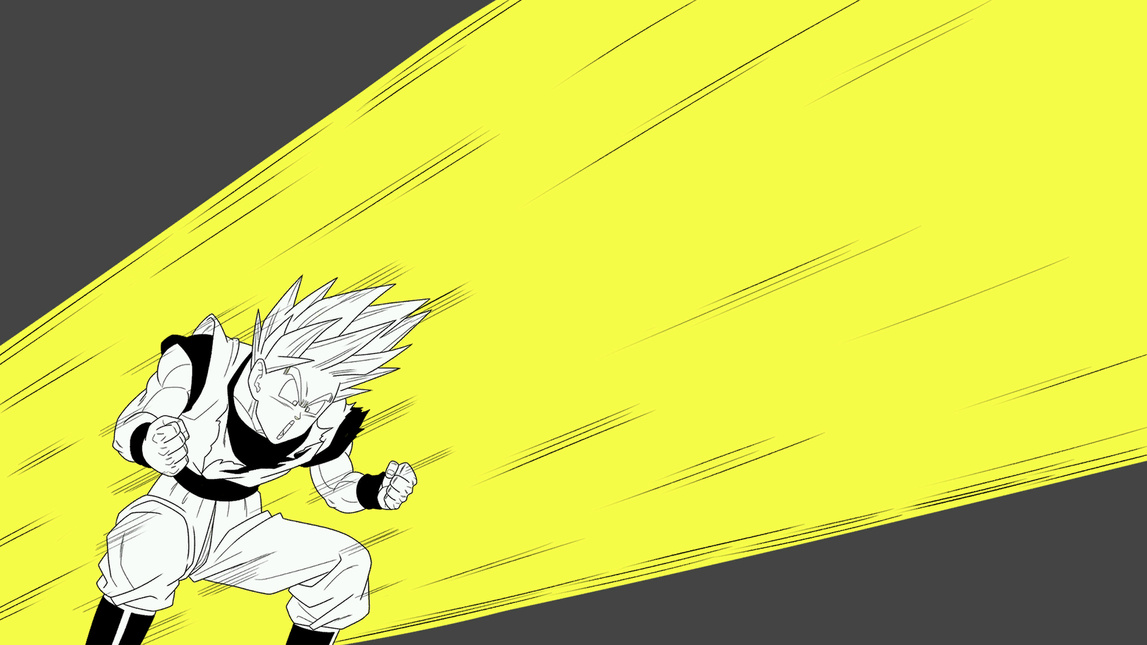 Goku charging a powerful energy blast HD Wallpaper