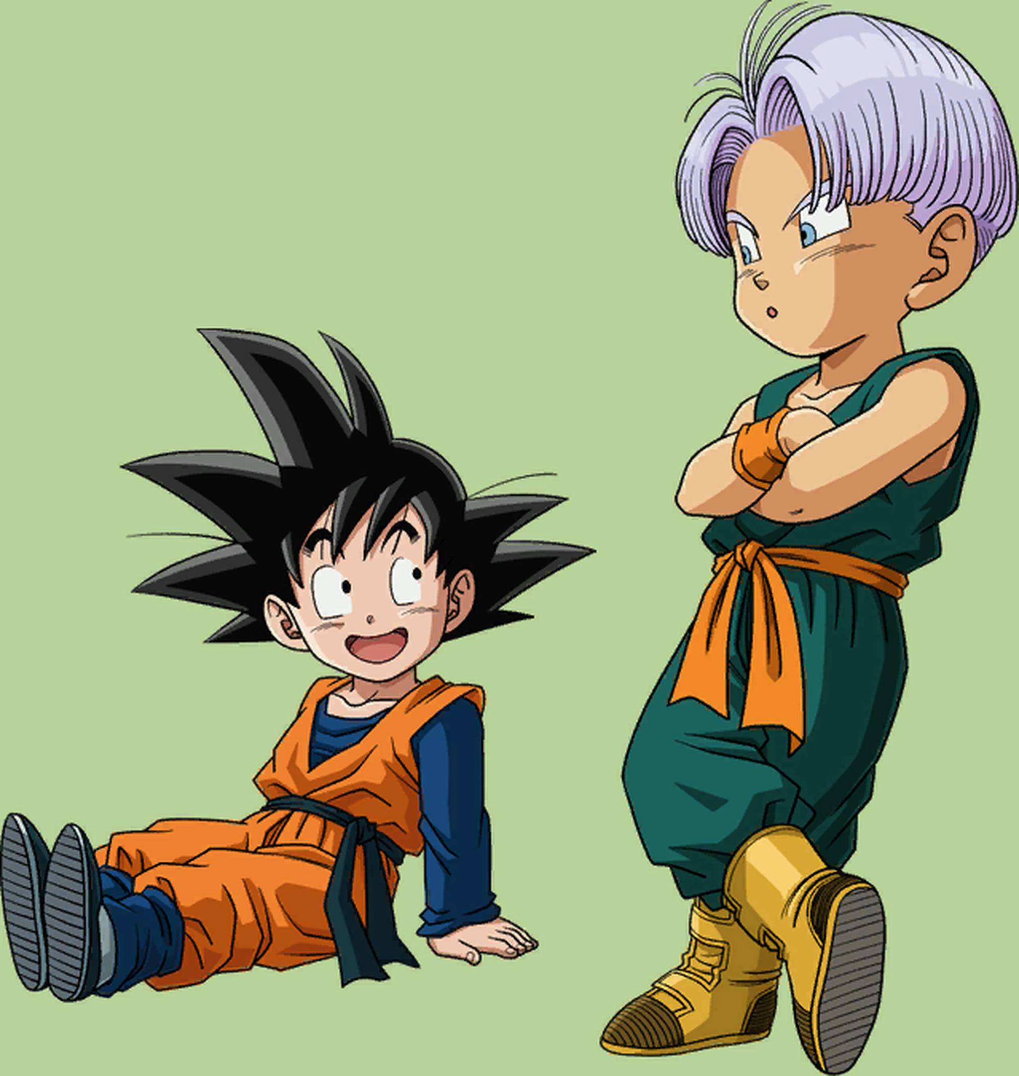 Goku and Trunks from Dragon Ball Z HD Wallpaper