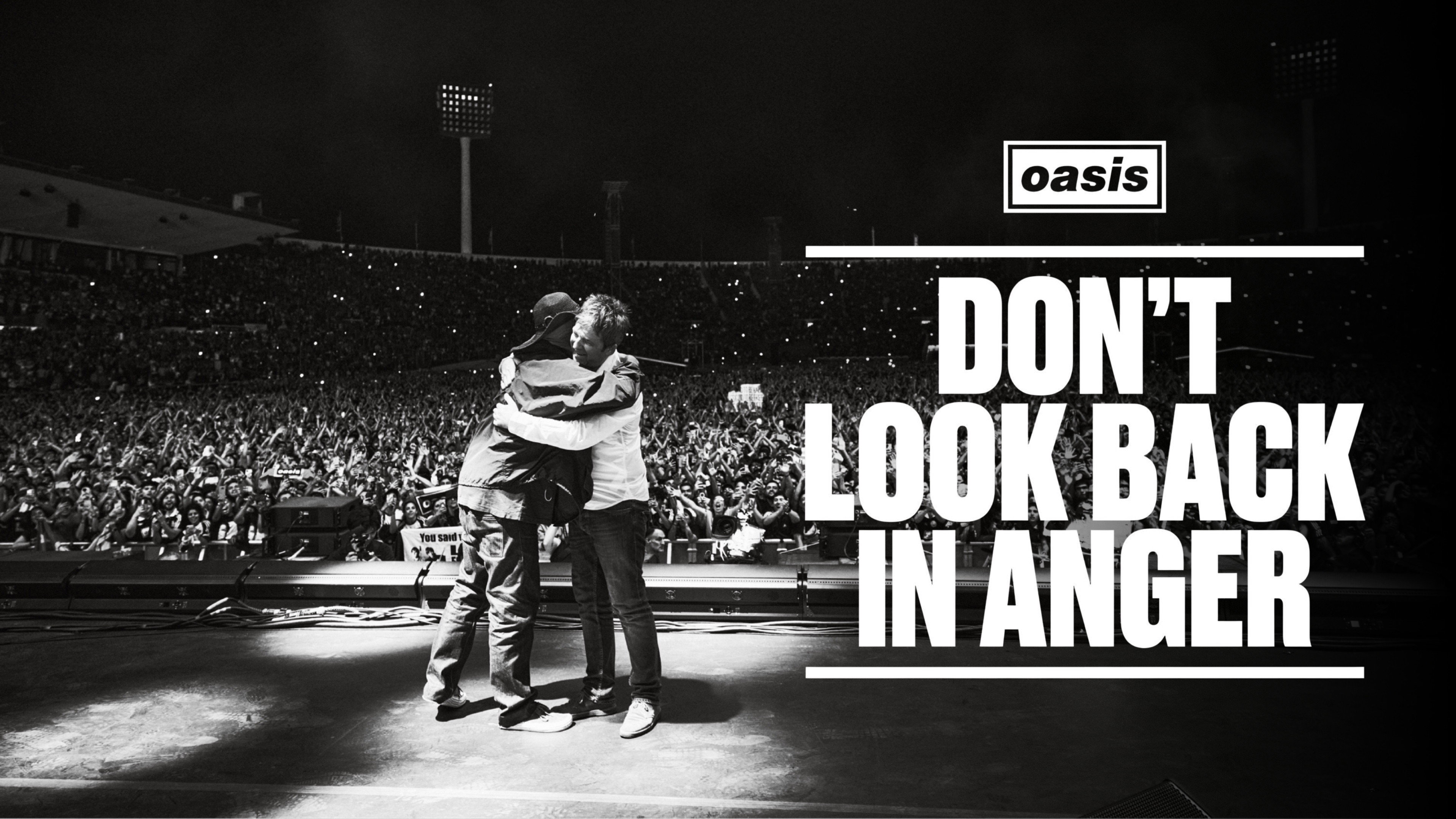 Oasis Don't Look Back in Anger concert HD Wallpaper