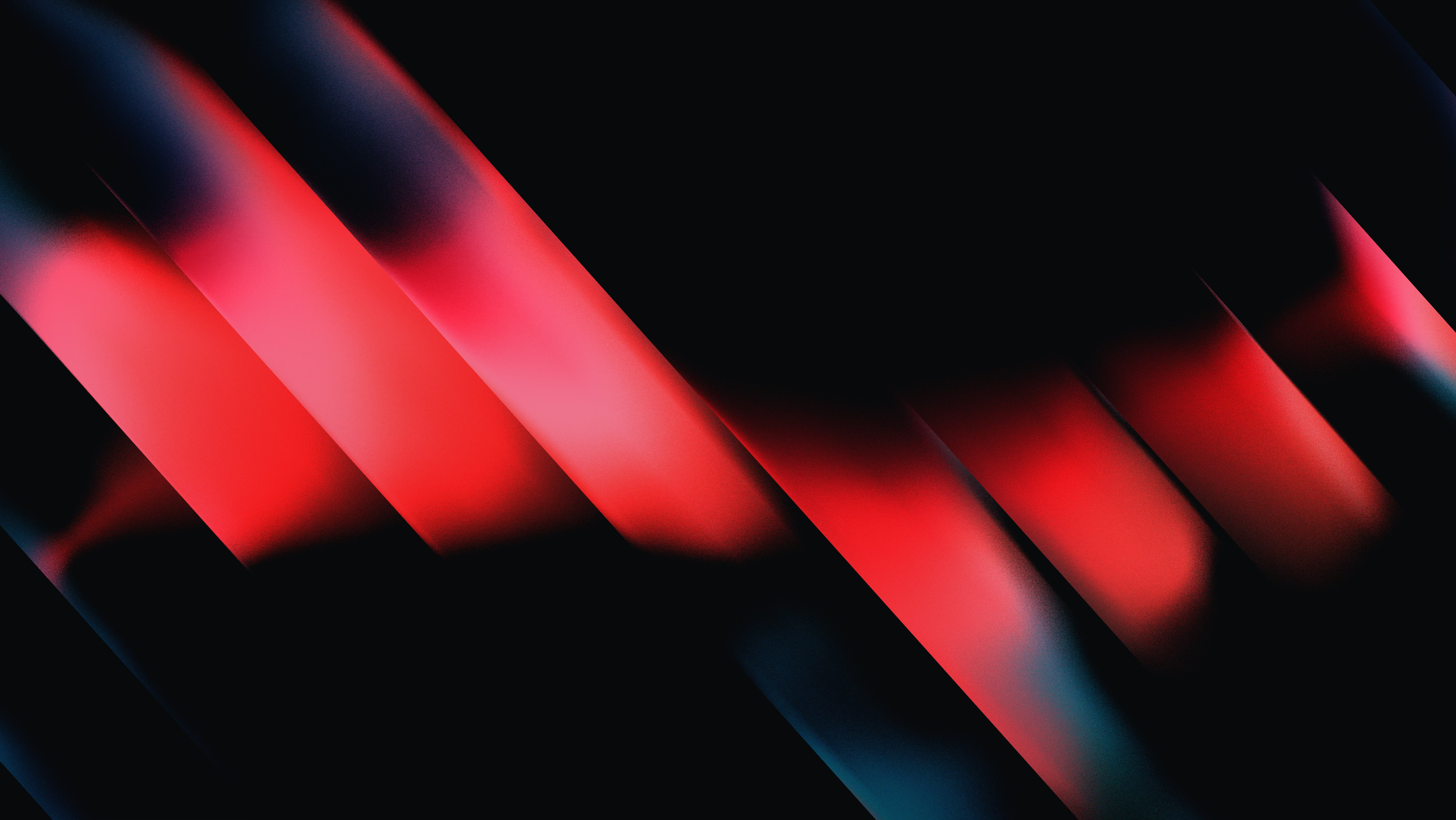 Abstract Red and Blue Light Streaks HD Wallpaper
