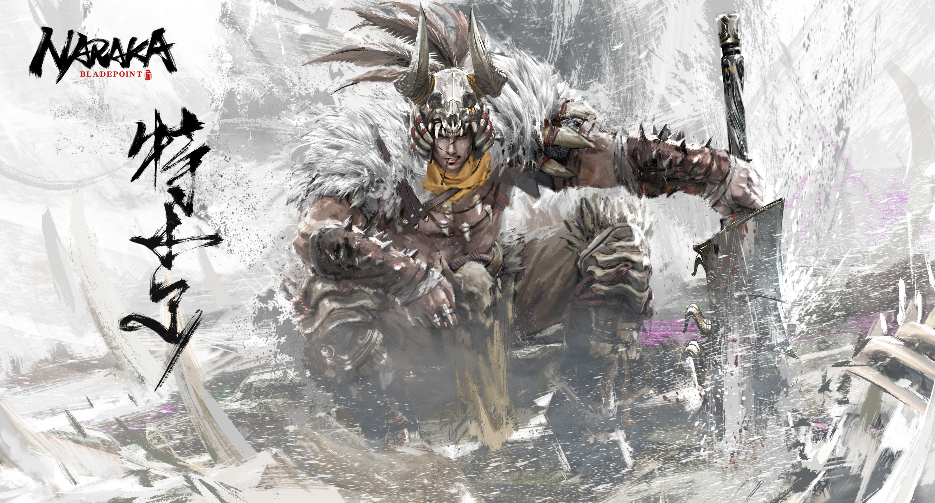 Naraka: Bladepoint Character with Sword HD Wallpaper