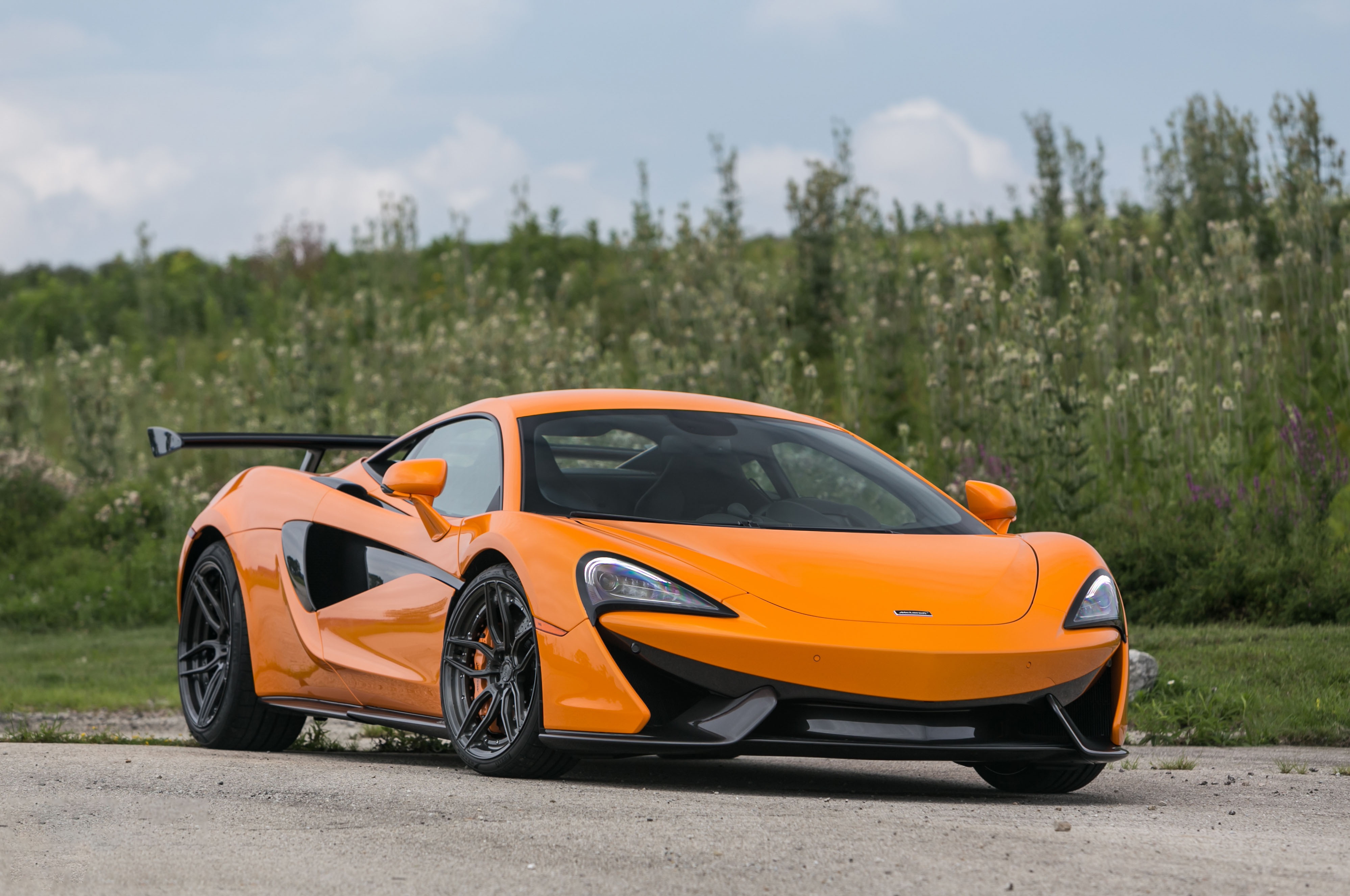 Orange McLaren 570S Supercar HD Wallpaper