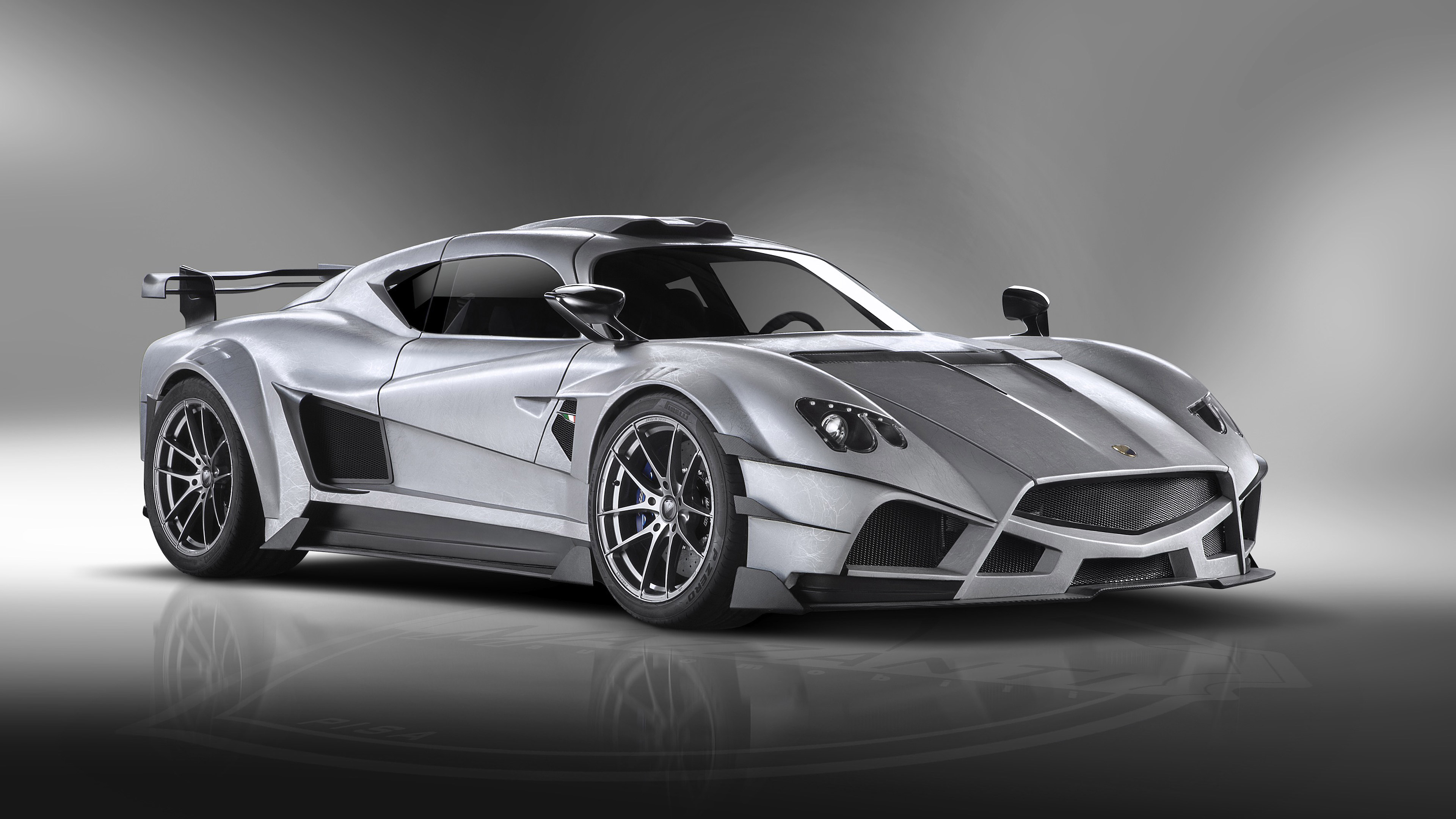 Mazzanti Evantra Millecavalli 2017 Silver Sport Car HD Wallpaper