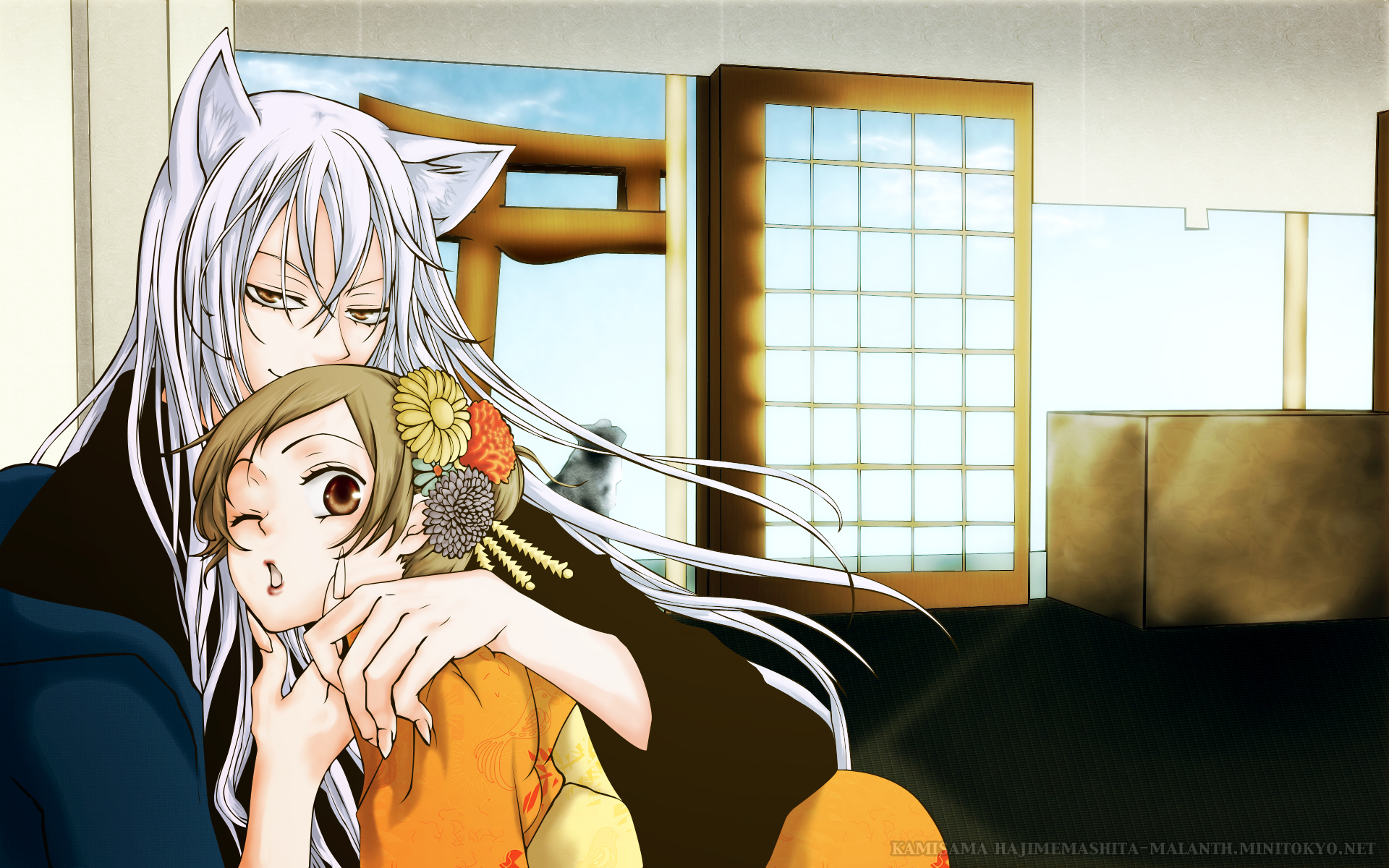 Tomoe and Nanami Momozono from Kamisama Kiss HD Wallpaper