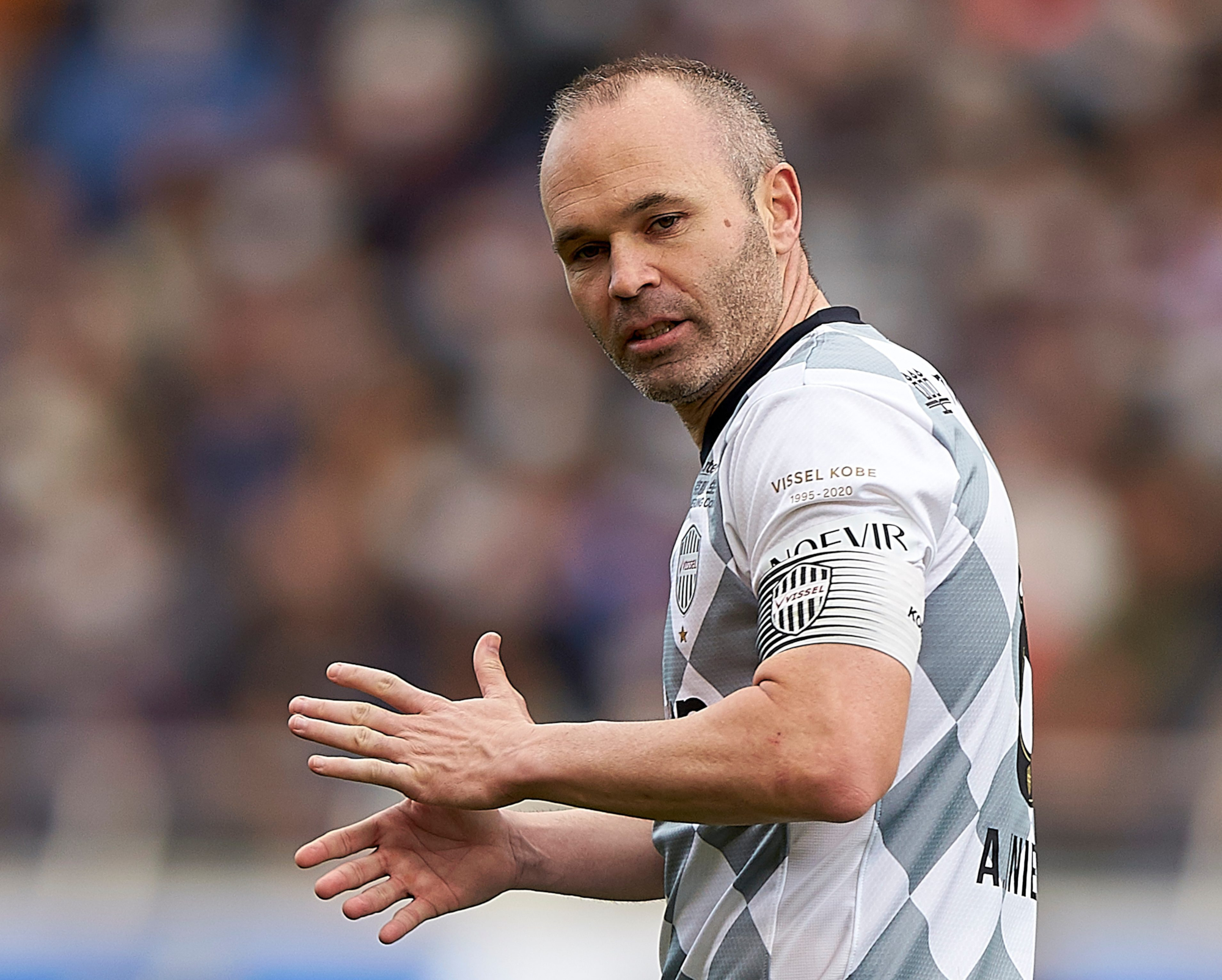 Andrés Iniesta from Vissel Kobe HD Wallpaper