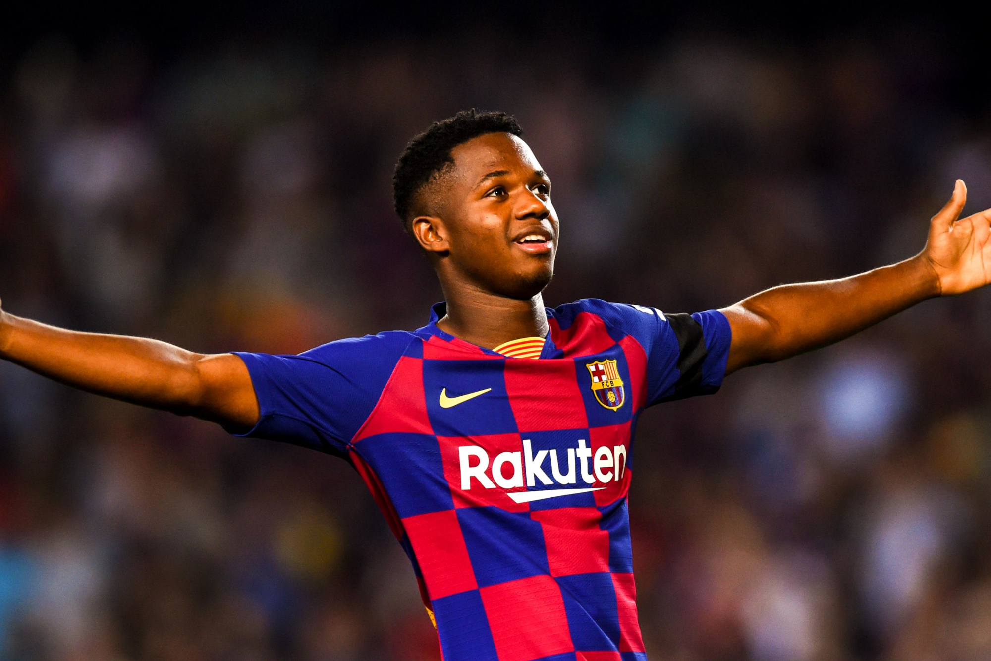 Ansu Fati of FC Barcelona HD Wallpaper