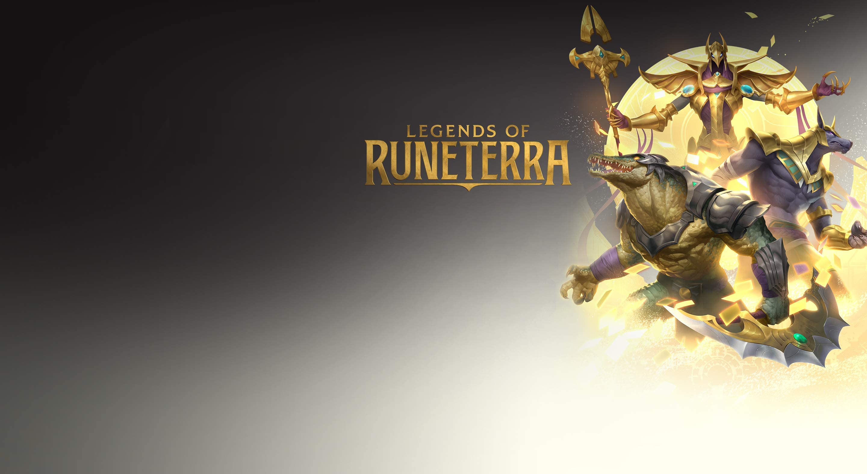 Legends of Runeterra with Egyptian-themed characters HD Wallpaper