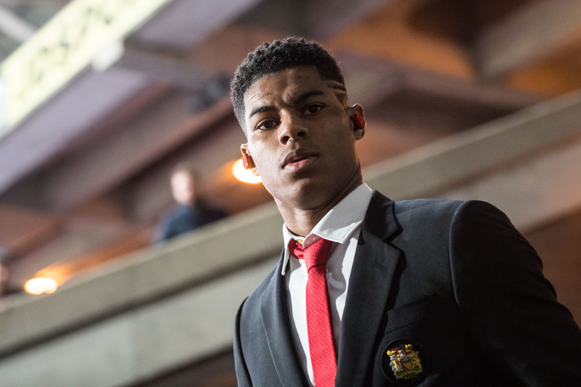 Marcus Rashford in a suit HD Wallpaper