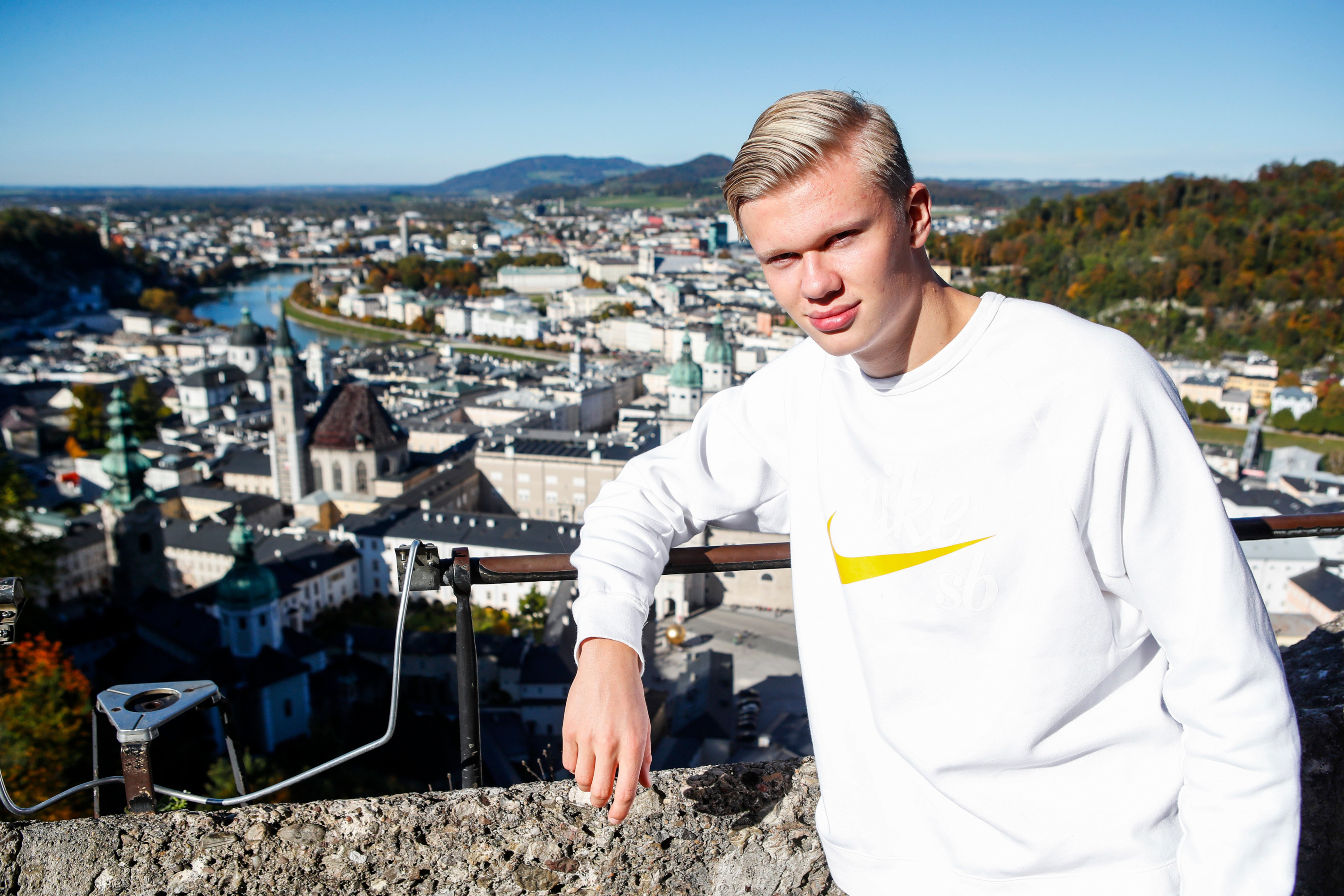 Erling Haaland in Salzburg, Austria HD Wallpaper