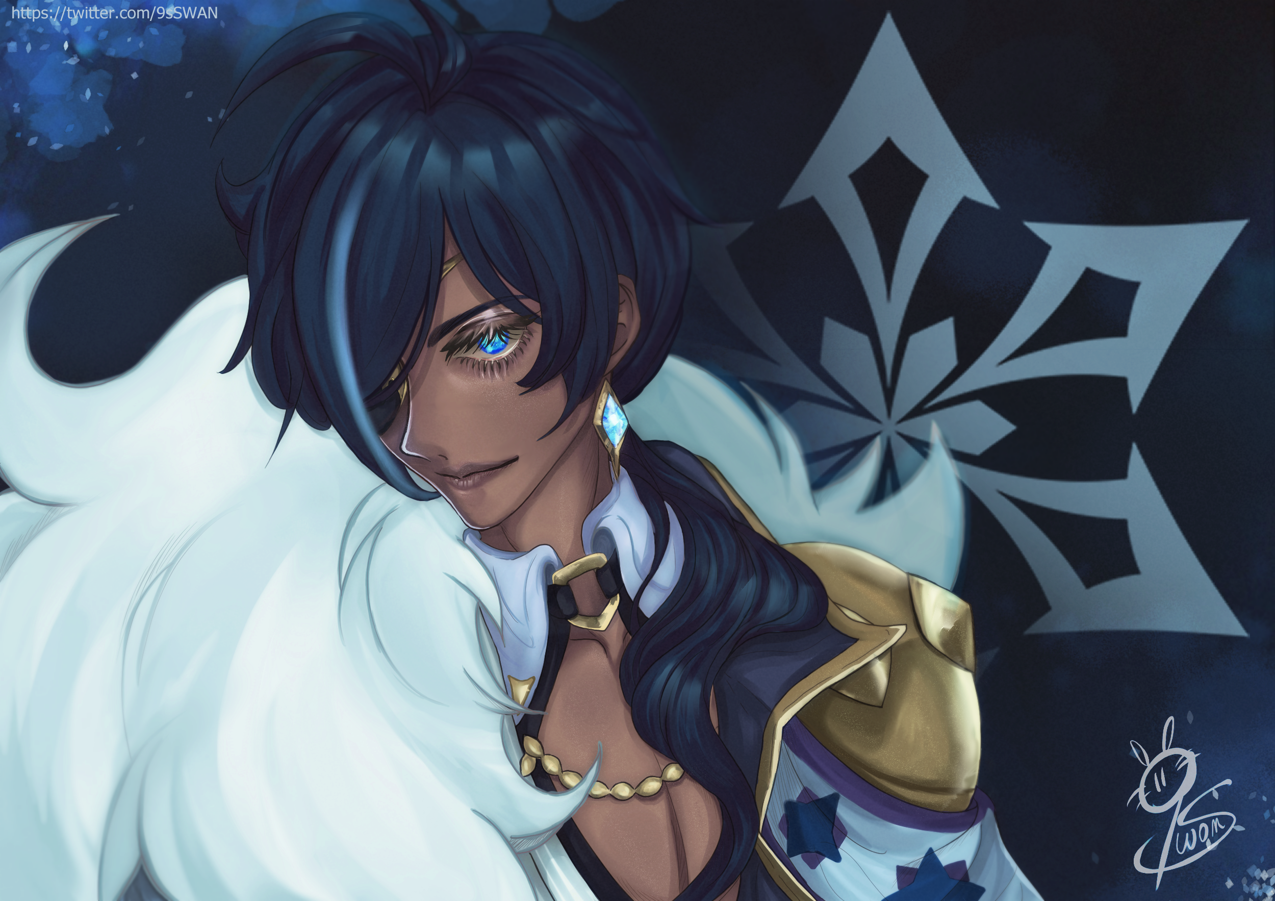 Kaeya from Genshin Impact HD Wallpaper