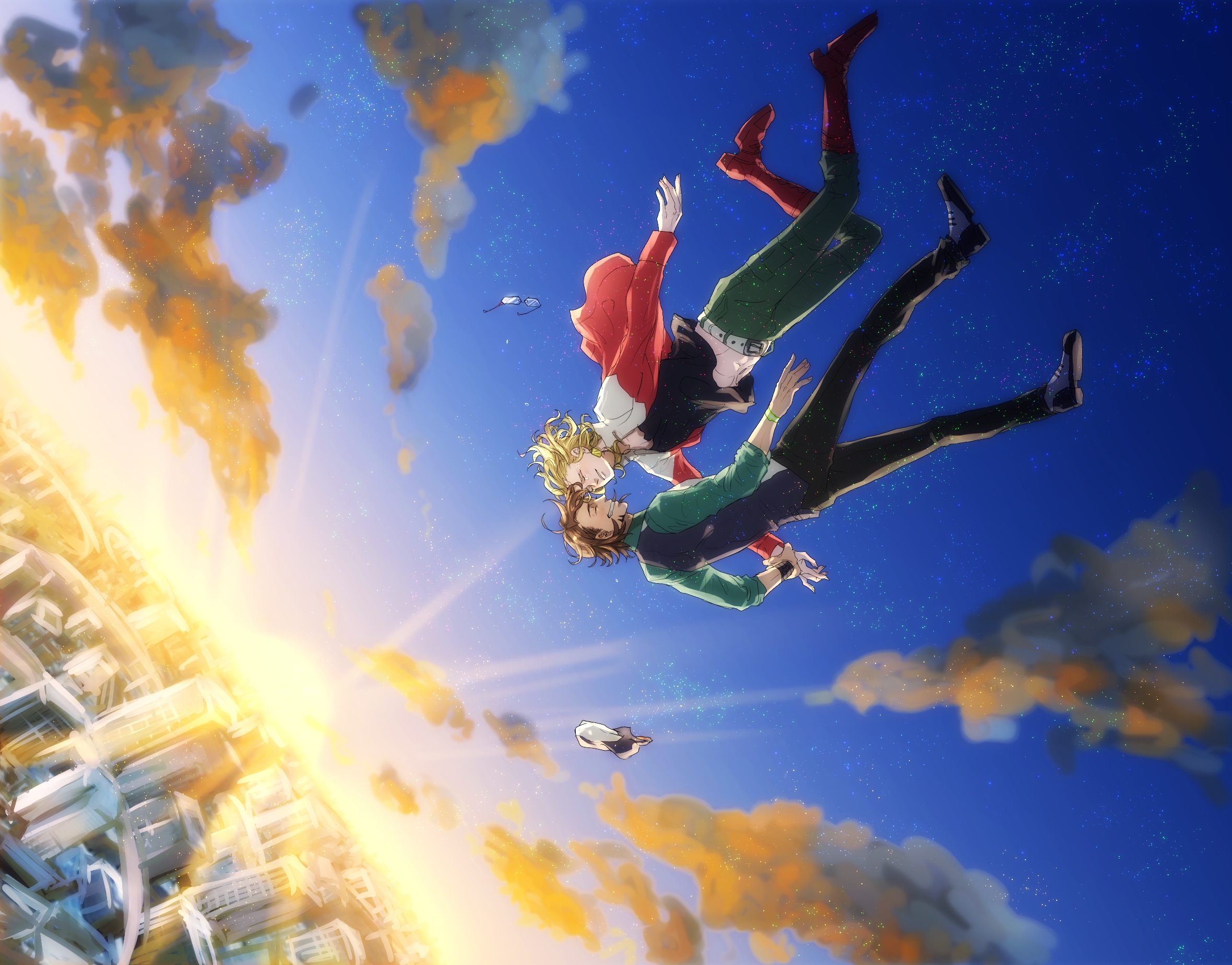 Barnaby Brooks Jr. and Kotetsu T. Kaburagi from Tiger and Bunny HD Wallpaper