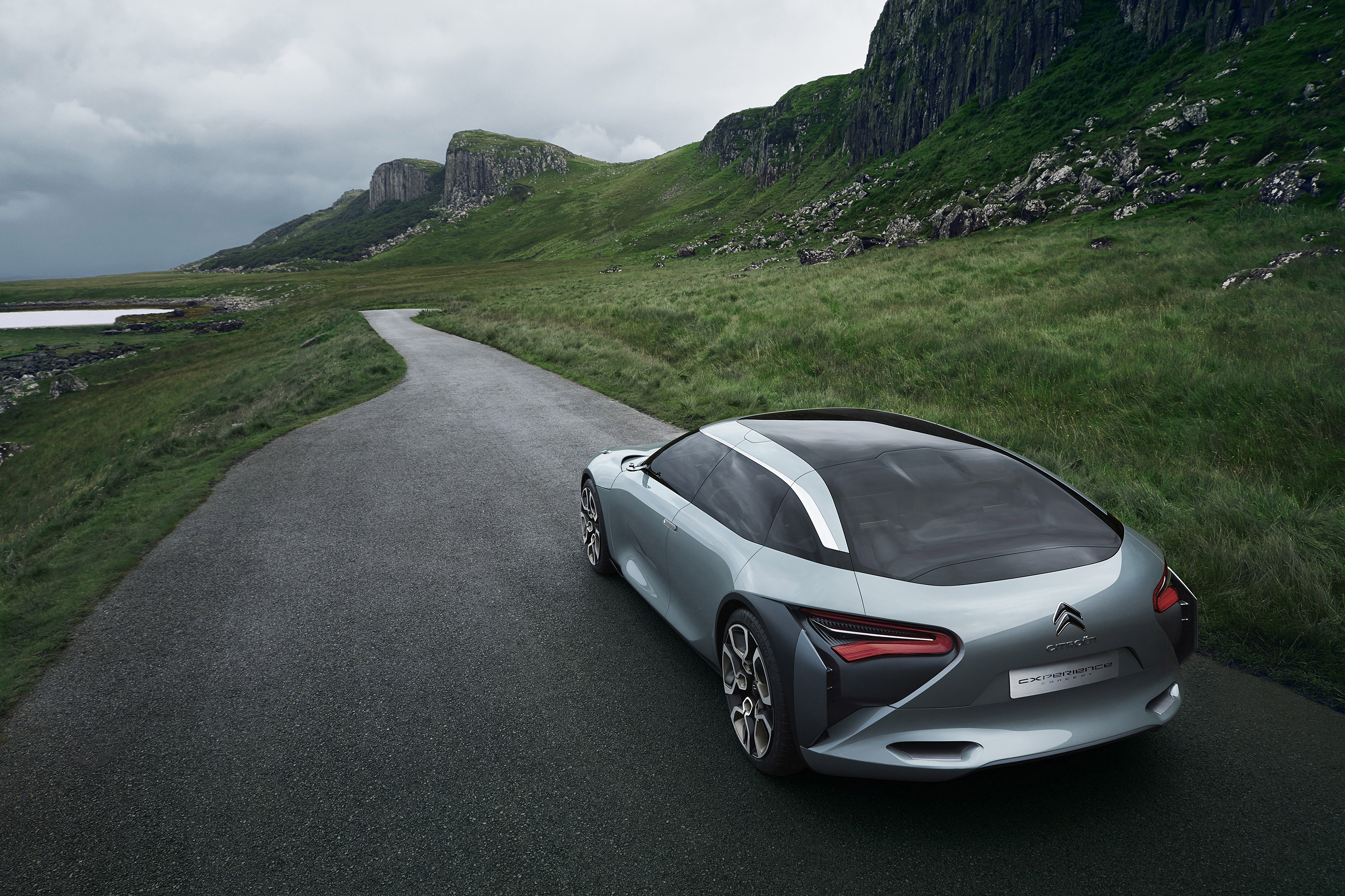 2016 Citroen CXperience Concept car on a road HD Wallpaper