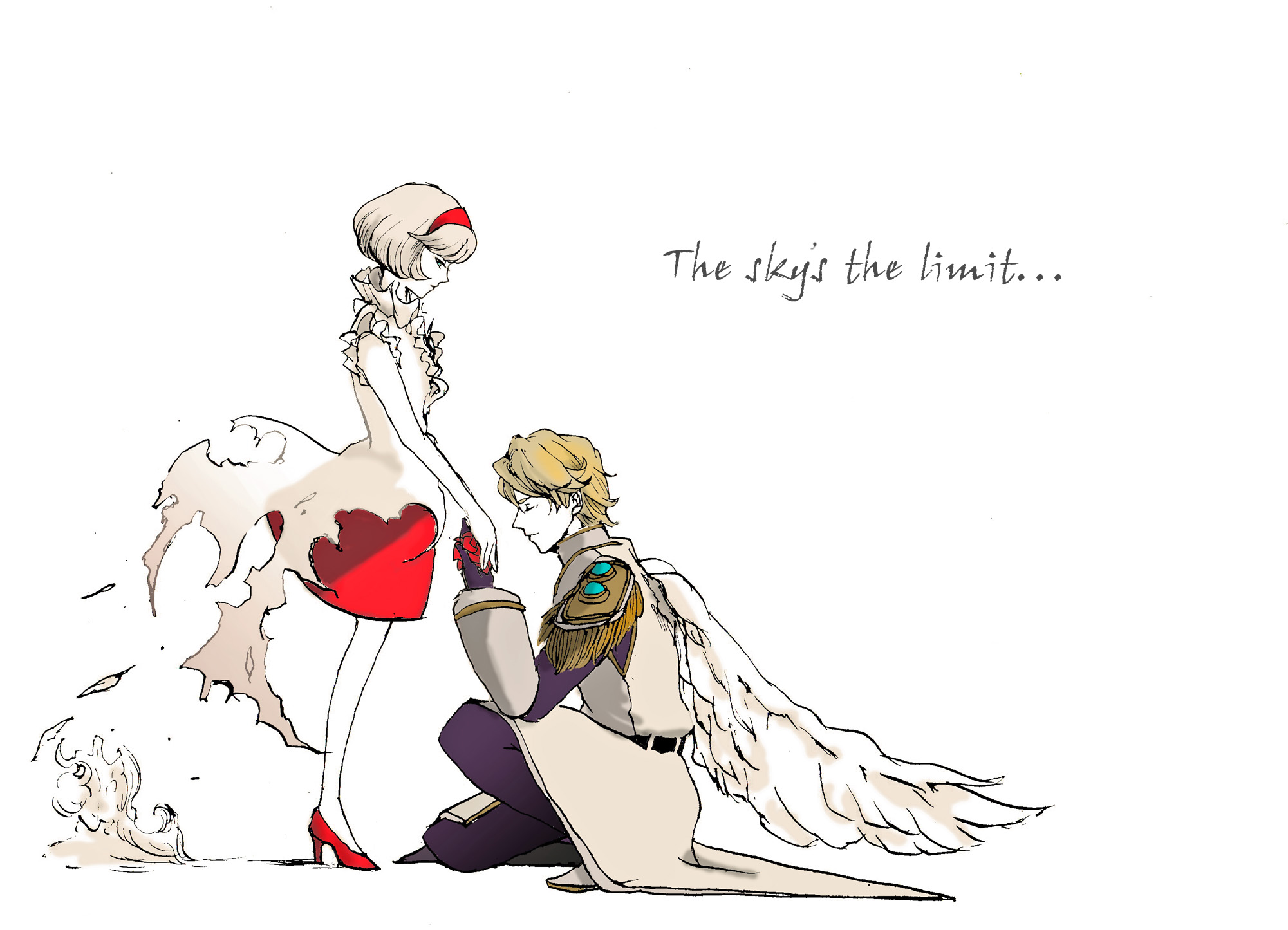 Barnaby Brooks Jr. and Karina Lyle from Tiger & Bunny HD Wallpaper