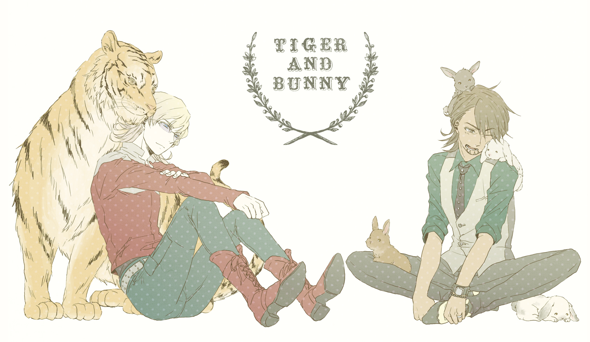 Tiger and Bunny Barnaby Brooks Jr. and Kotetsu T. Kaburagi HD Wallpaper