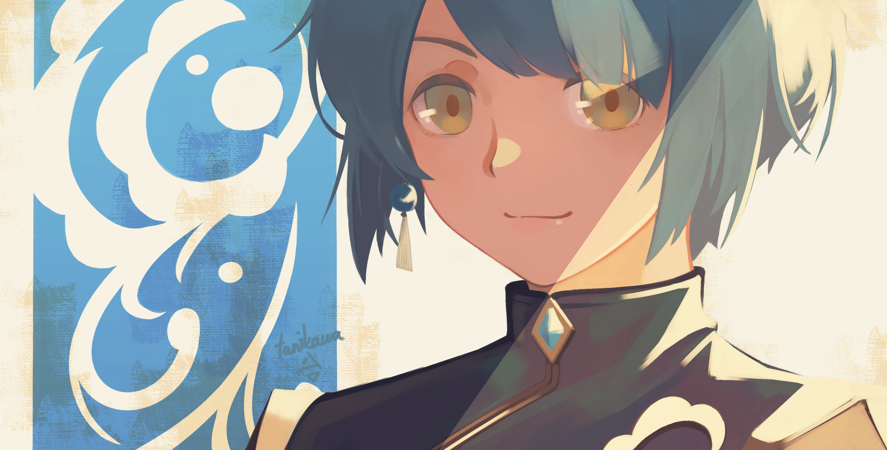 Xingqiu from Genshin Impact HD Wallpaper