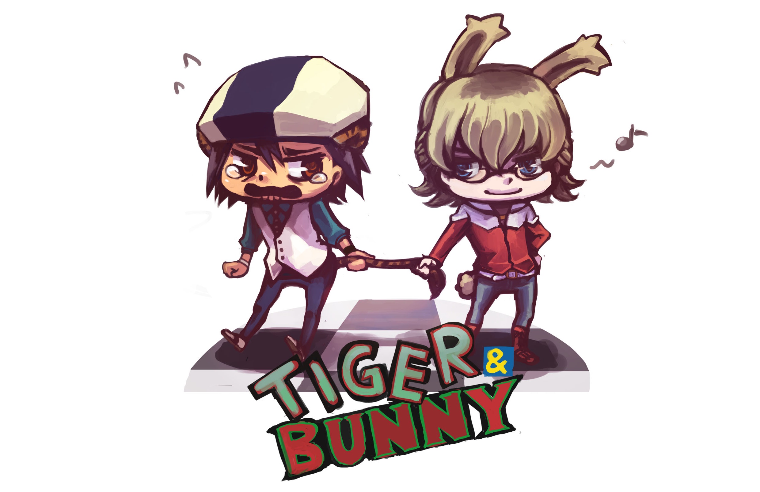 Tiger & Bunny Barnaby Brooks Jr. and Kotetsu T. Kaburagi HD Wallpaper
