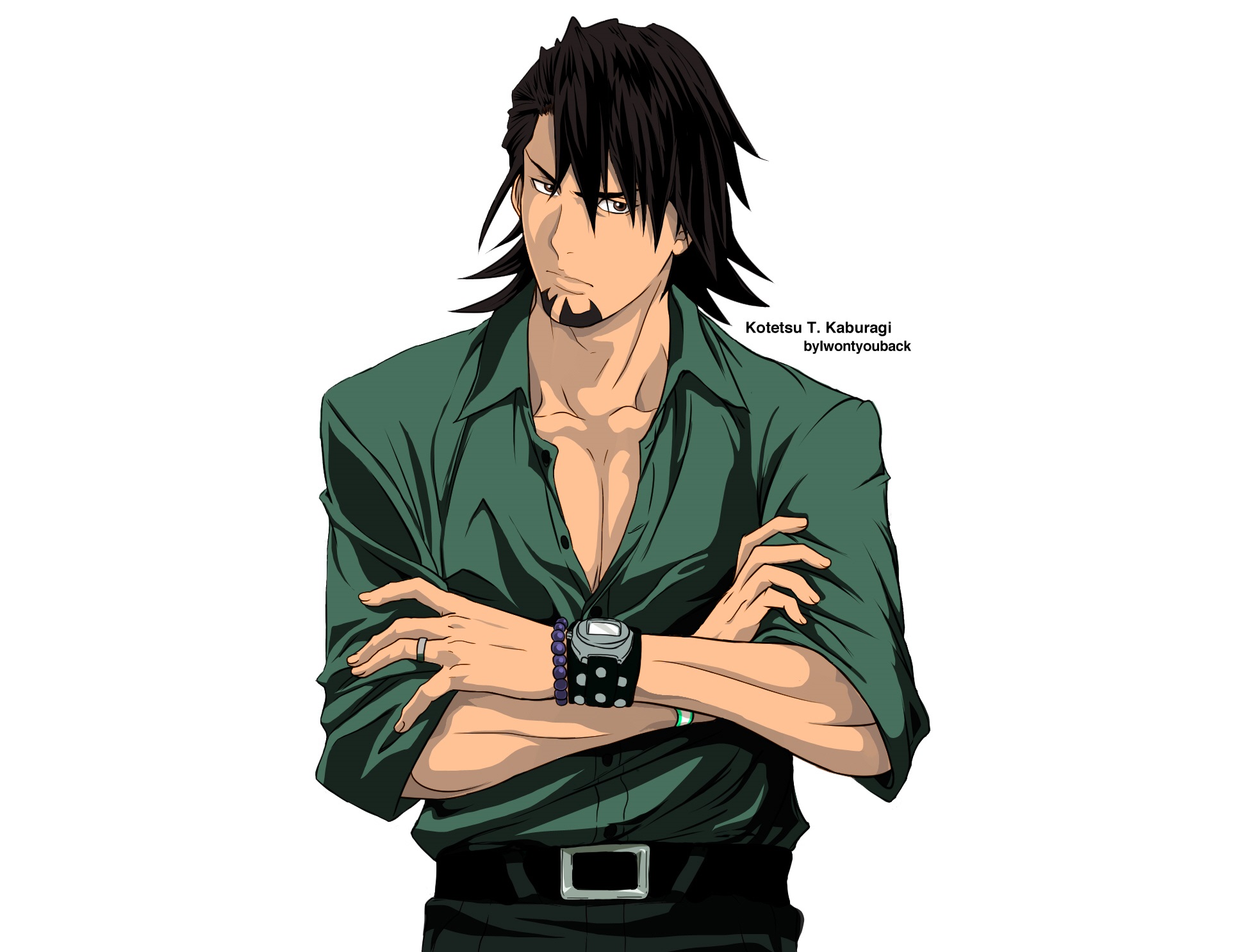 Kotetsu T. Kaburagi from Tiger and Bunny HD Wallpaper
