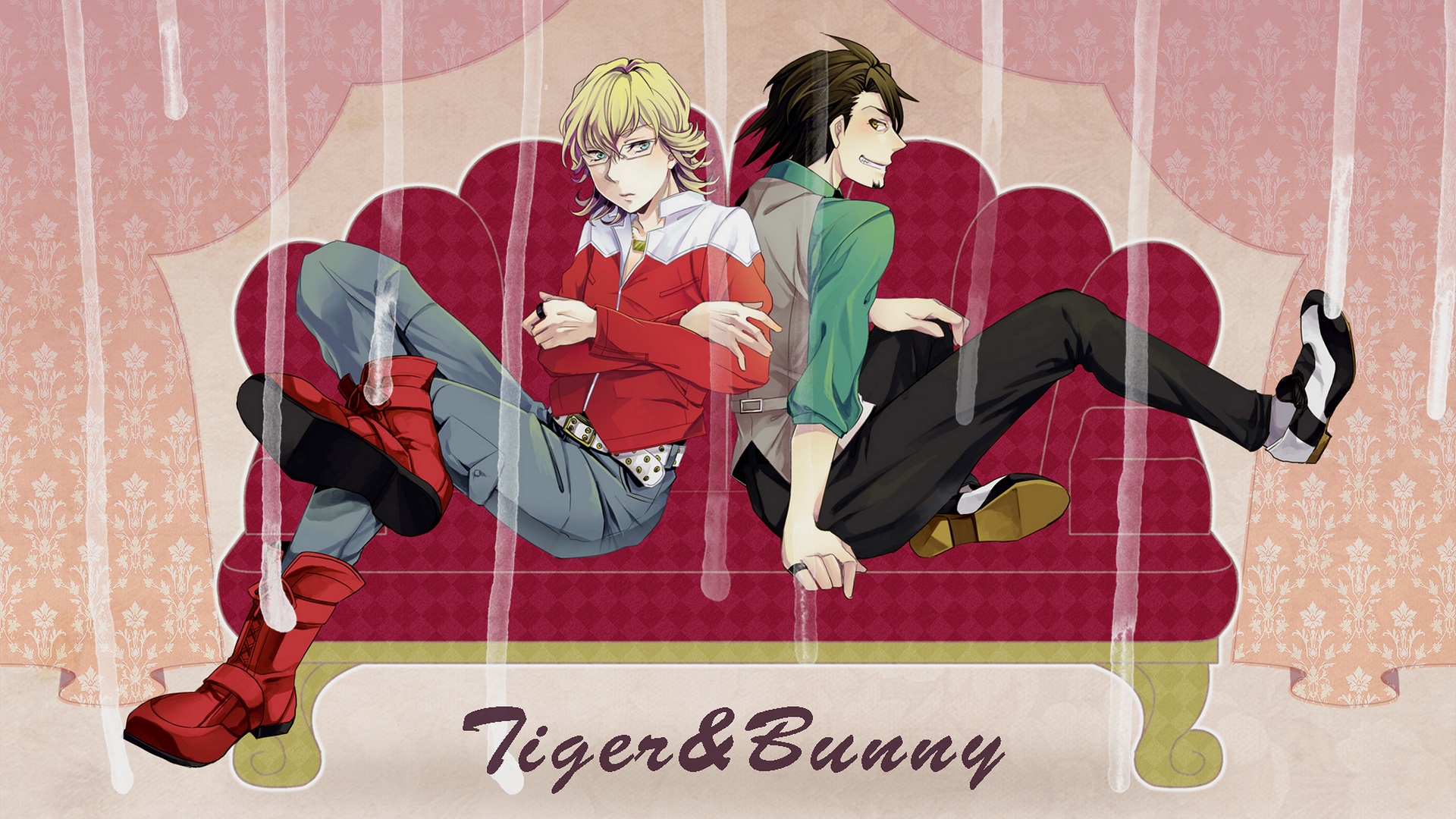 Tiger & Bunny Kotetsu T. Kaburagi and Barnaby Brooks Jr. HD Wallpaper