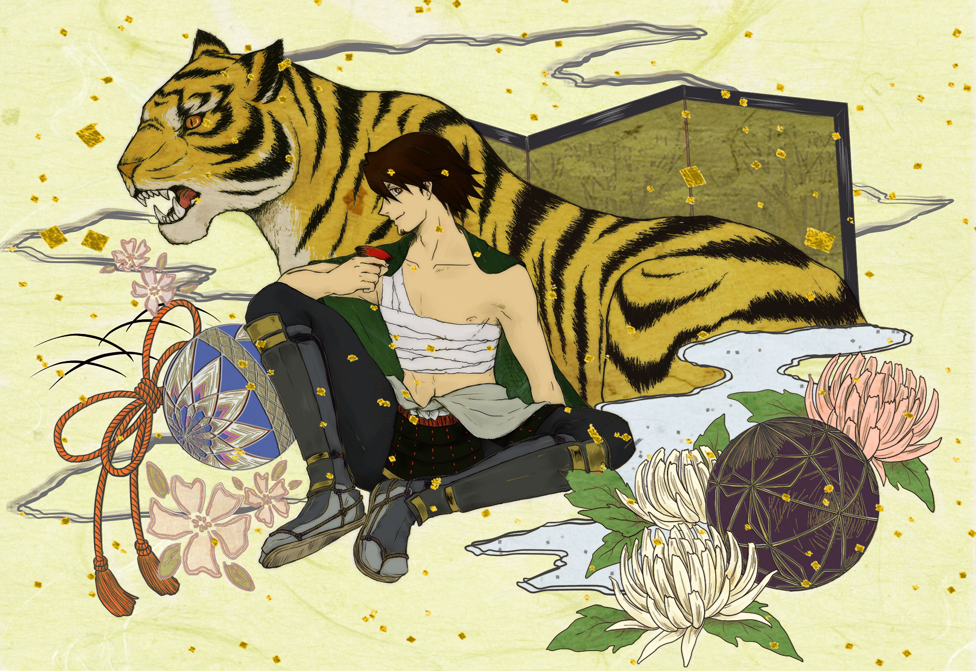 Tiger and Kotetsu T. Kaburagi HD Wallpaper
