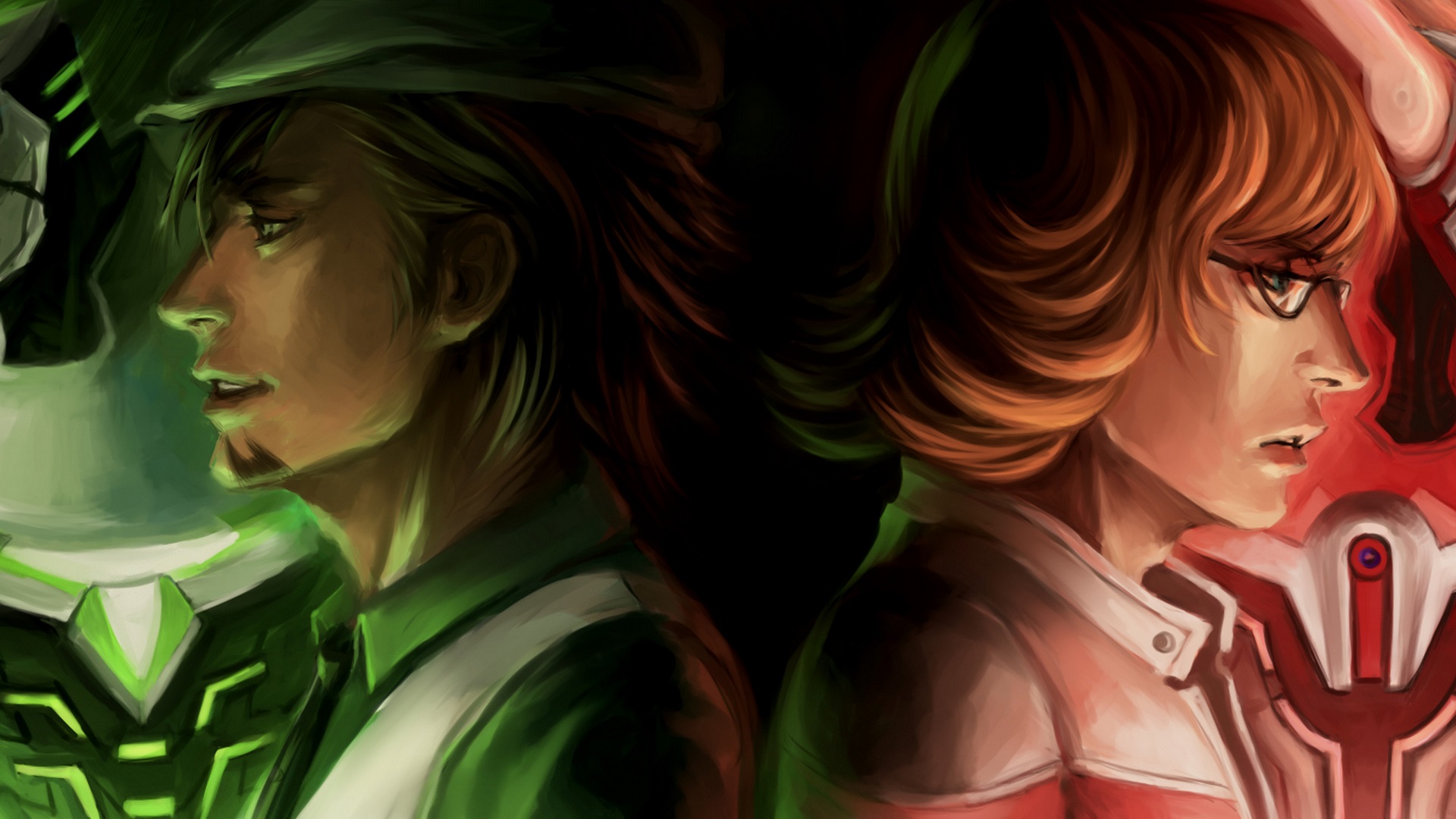 Kotetsu T. Kaburagi and Barnaby Brooks Jr. from Tiger and Bunny HD Wallpaper