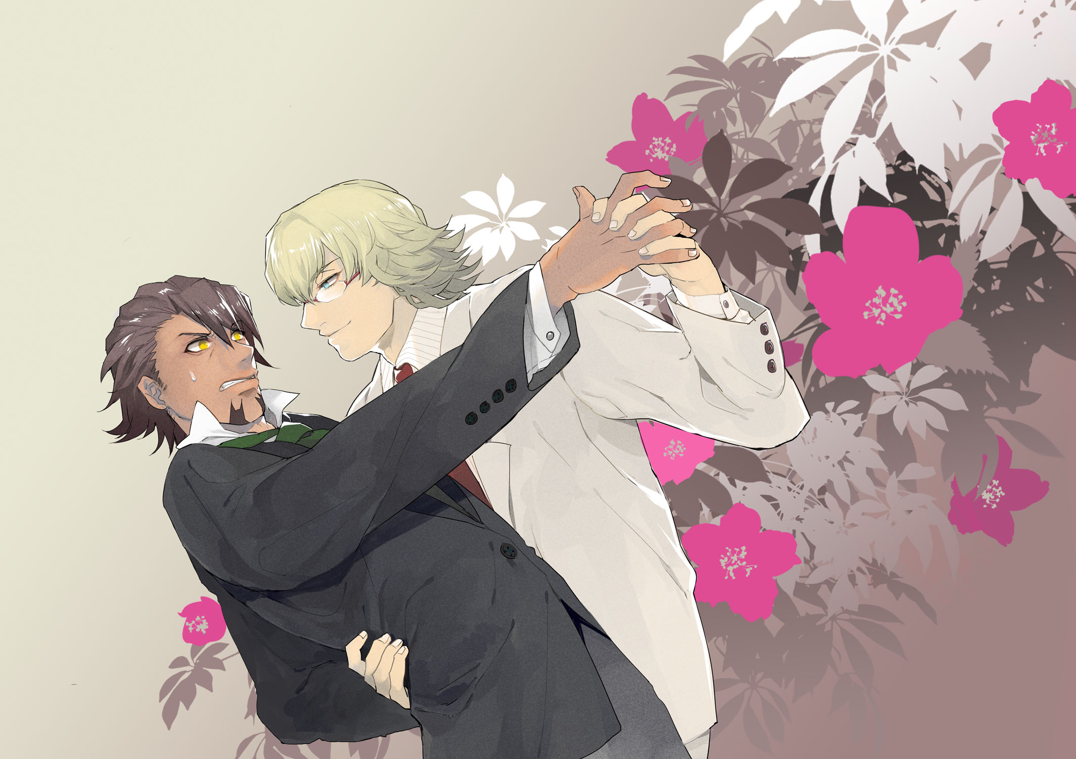 Barnaby Brooks Jr. and Kotetsu T. Kaburagi from Tiger and Bunny HD Wallpaper