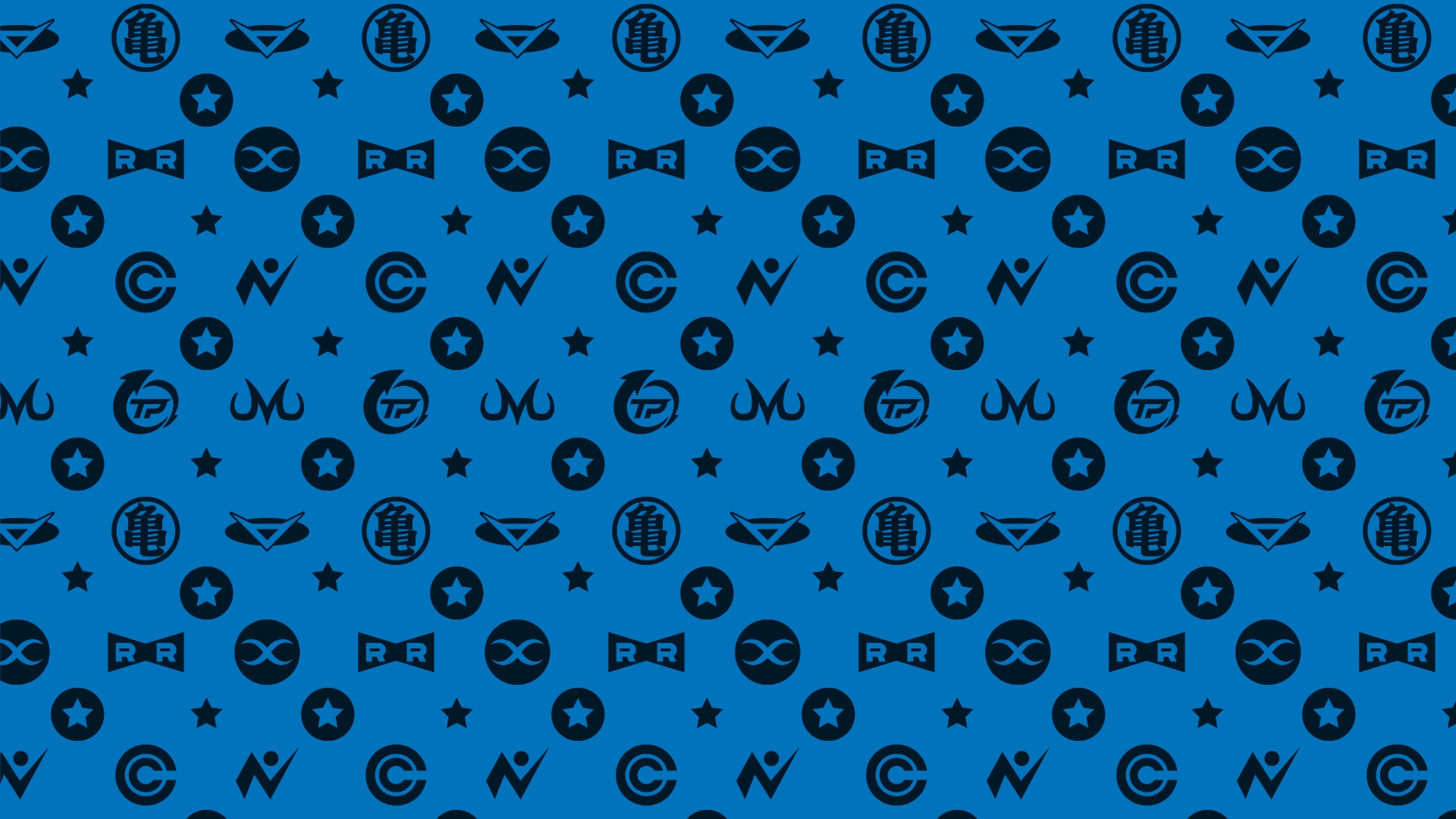 Dragon Ball Z Icons Pattern HD Wallpaper