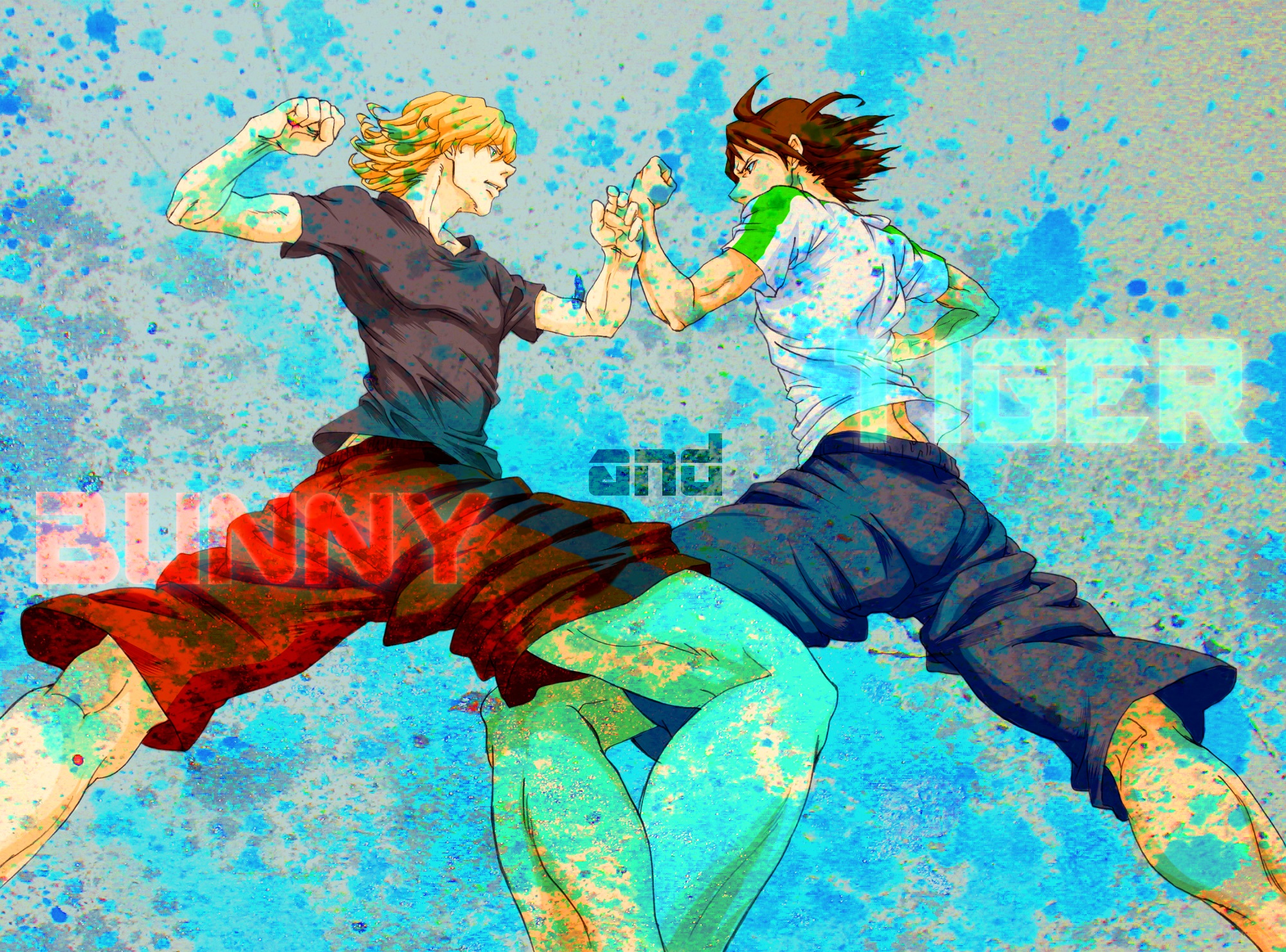 Tiger and Bunny: Kotetsu T. Kaburagi and Barnaby Brooks Jr. HD Wallpaper