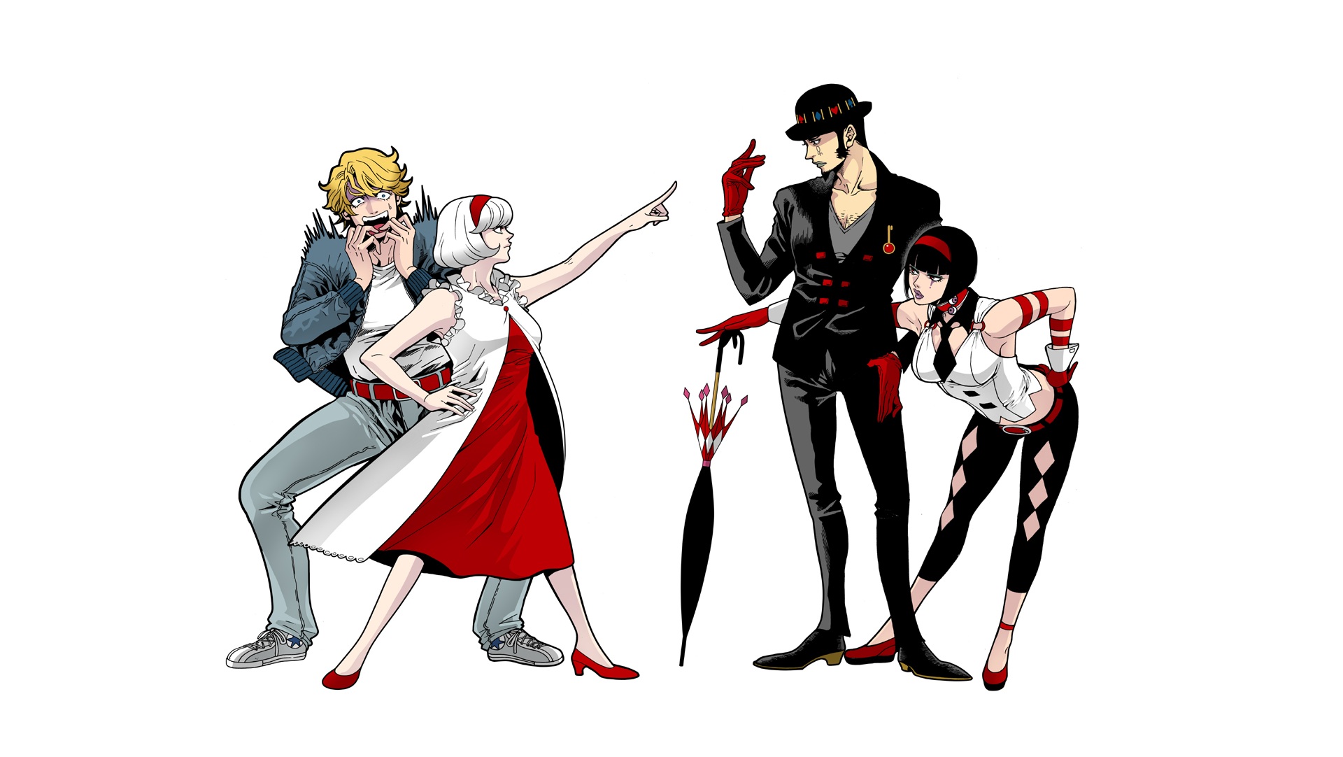 Tiger and Bunny characters HD Wallpaper