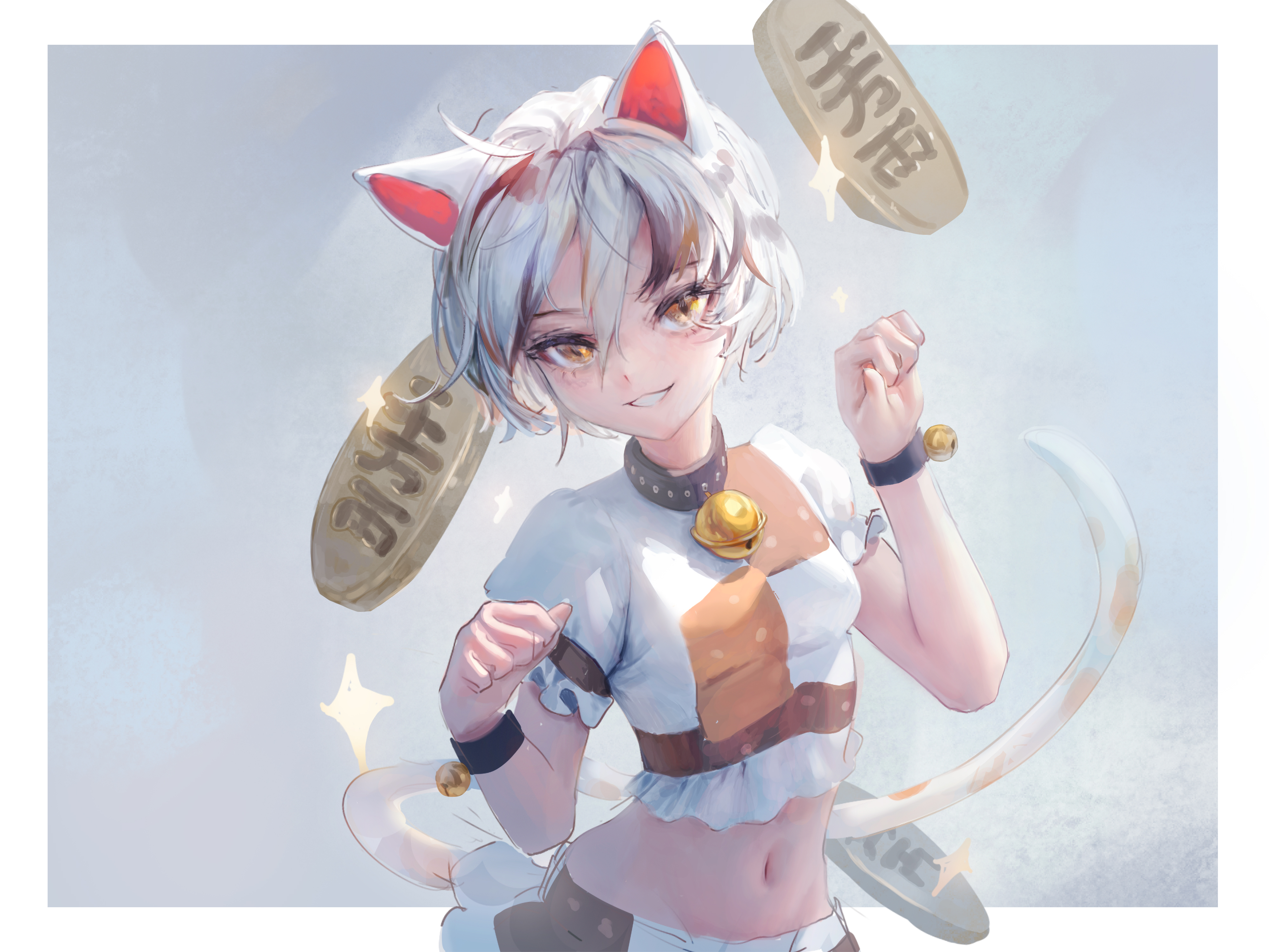 Goutokuji Mike from Touhou 4K HD Wallpaper