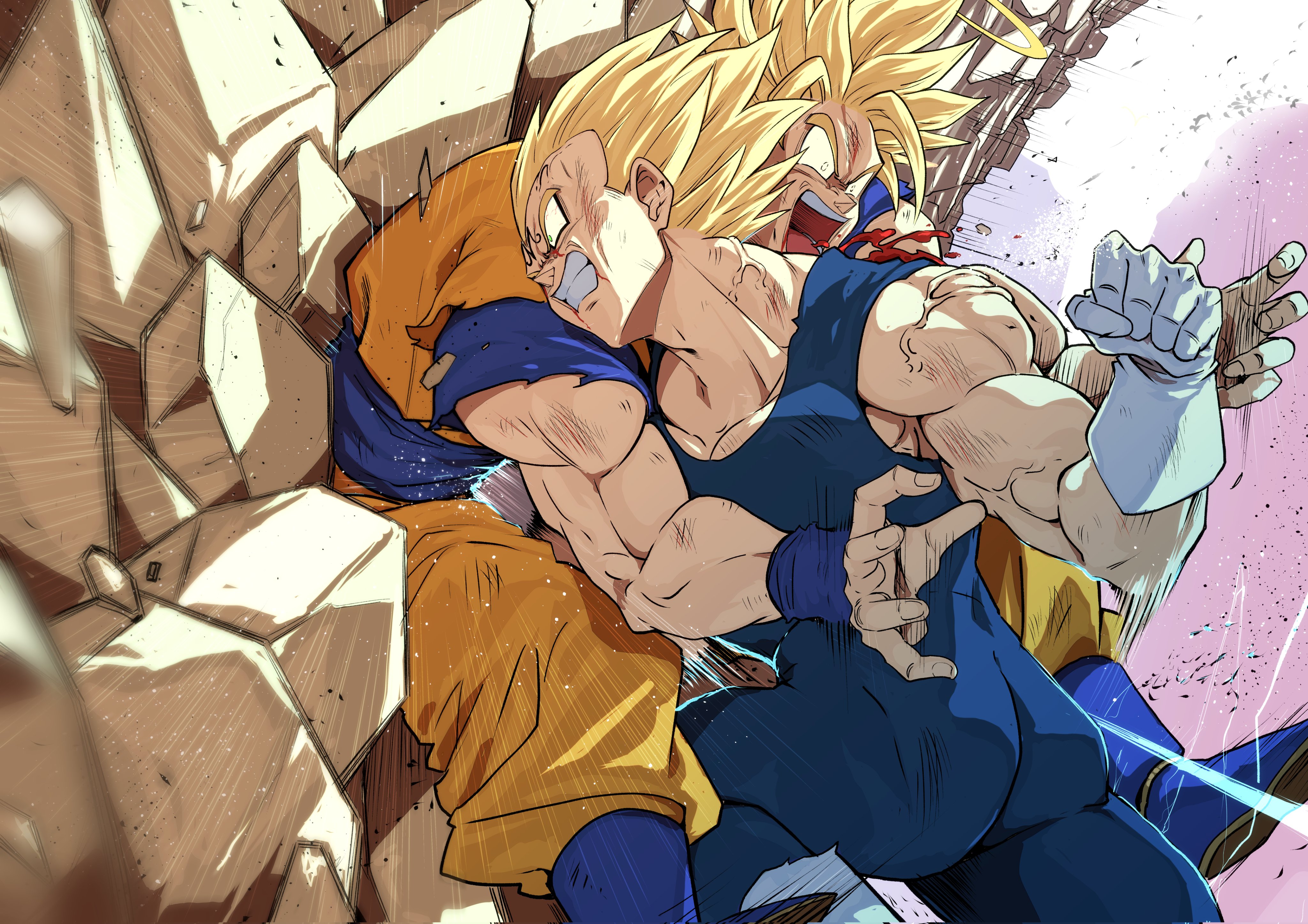 Vegeta E Goku Goku Vs Majin Vegeta MFTZTR