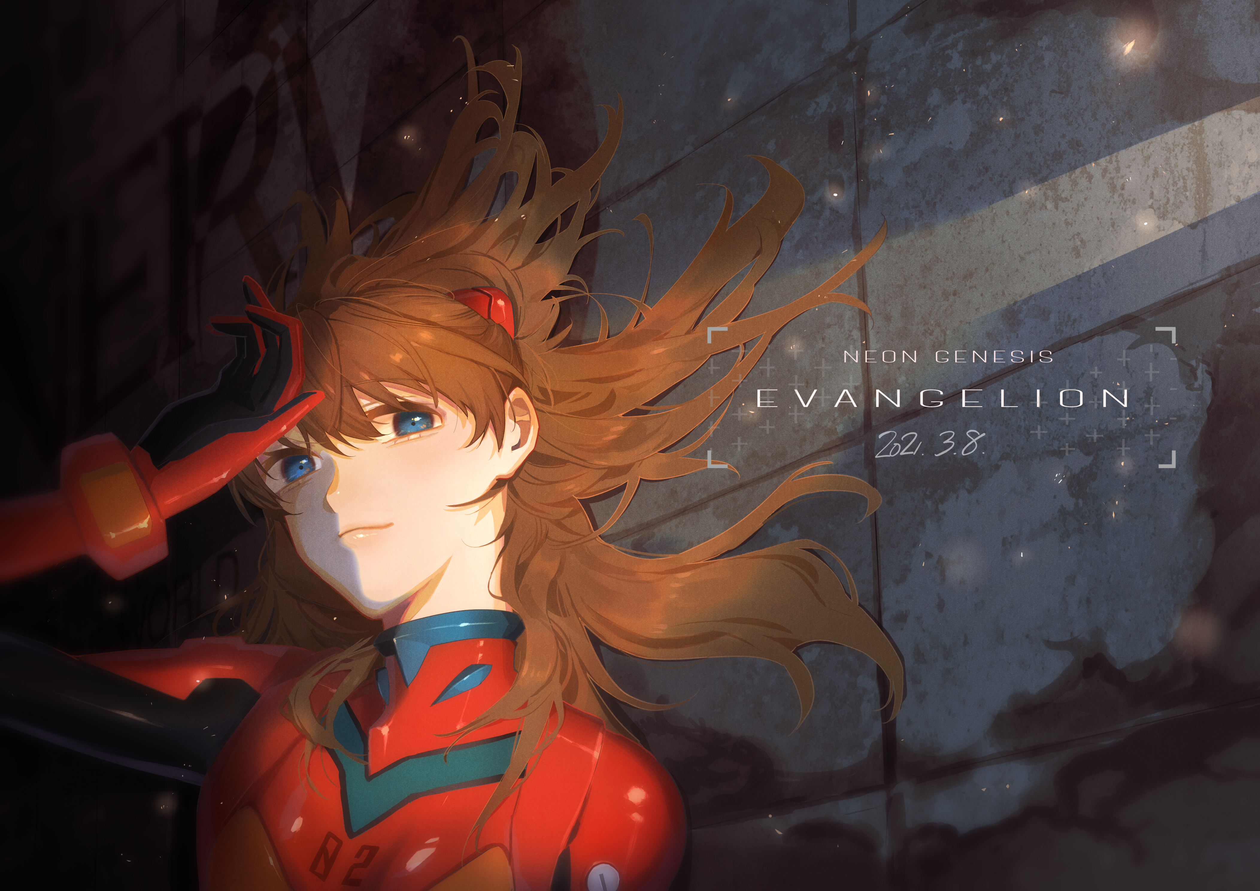 Asuka Langley Soryu from Neon Genesis Evangelion 4K HD Wallpaper