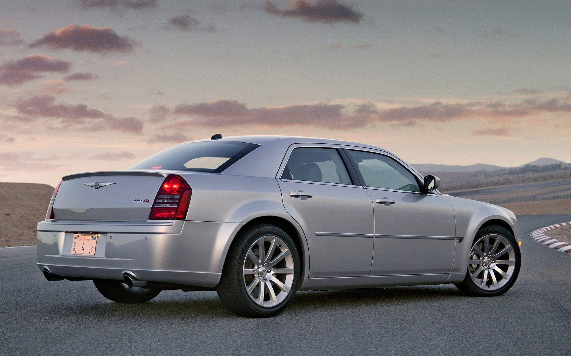 2005 Chrysler 300C SRT8 Sedan on a Racetrack HD Wallpaper