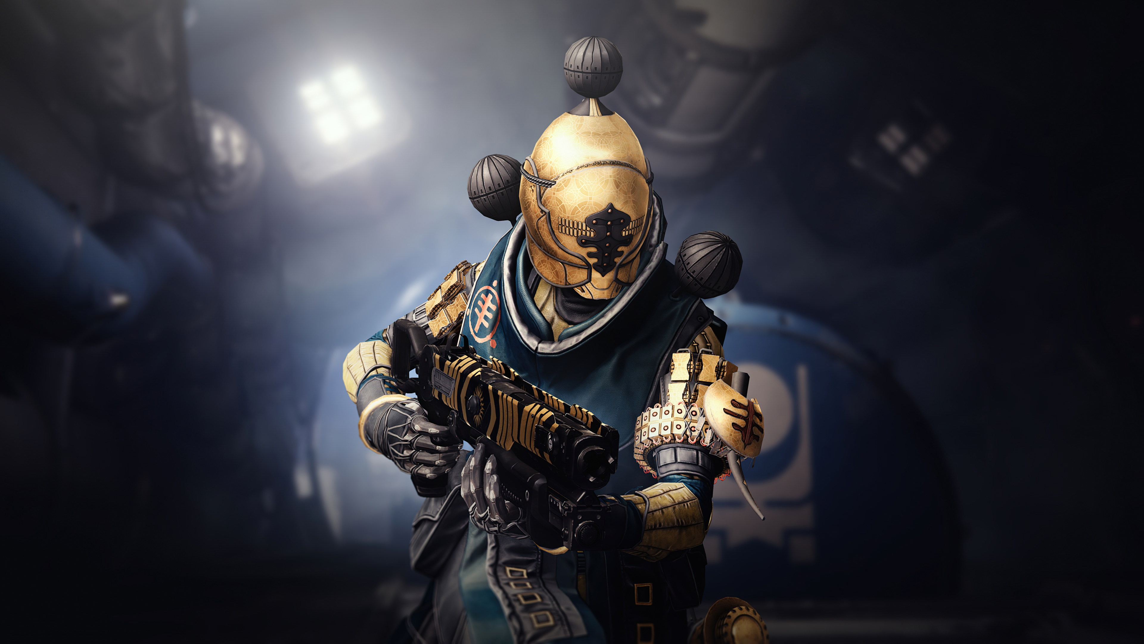 Destiny 2 4K Guardian with weapon HD Wallpaper