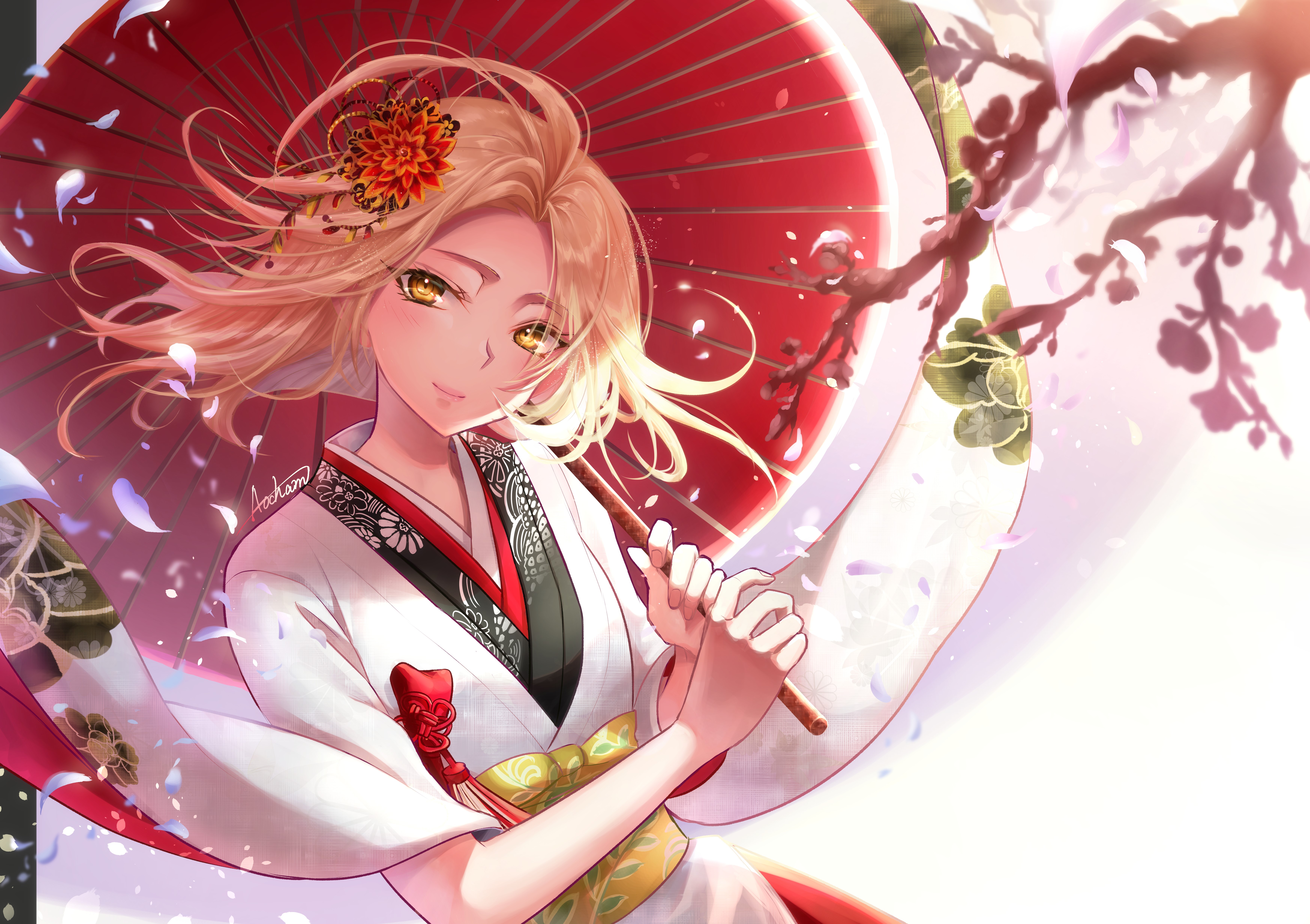 Anna Kyoyama from Shaman King 4K HD Wallpaper