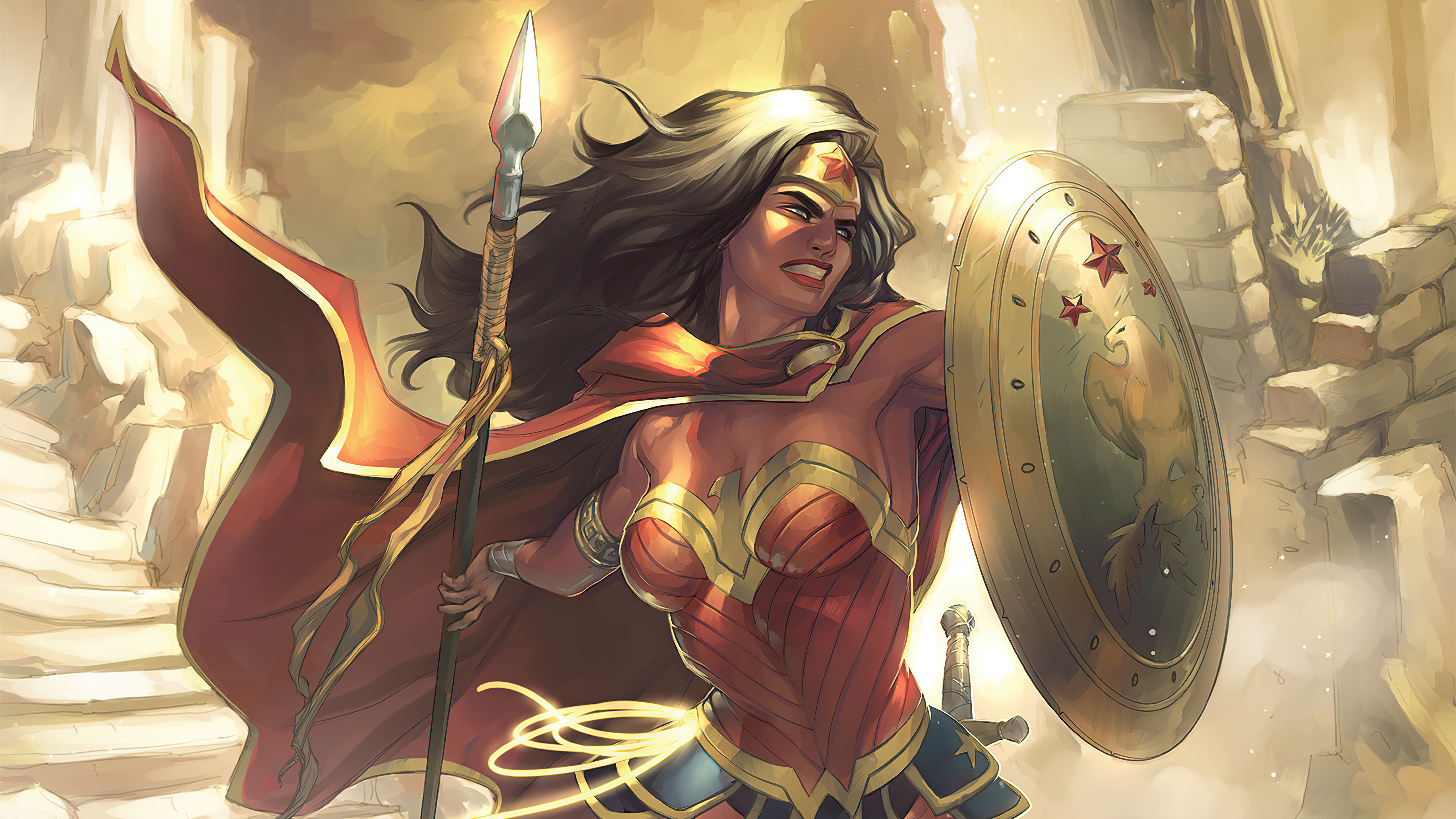 Wonder Woman 4K from DC Comics HD Wallpaper