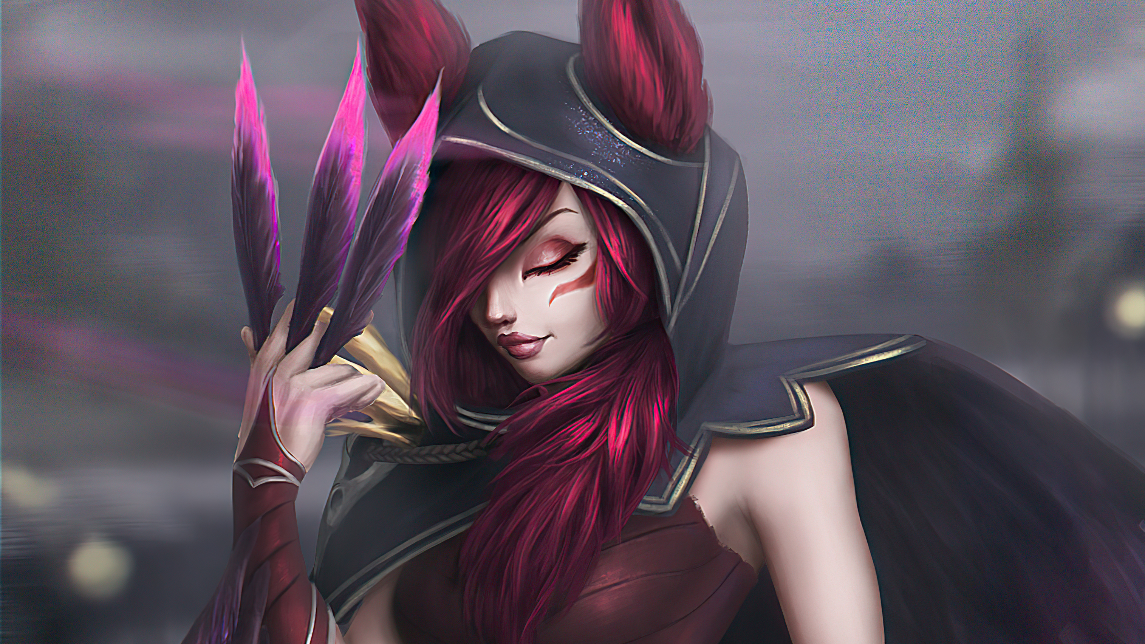 Xayah from League of Legends 4K HD Wallpaper