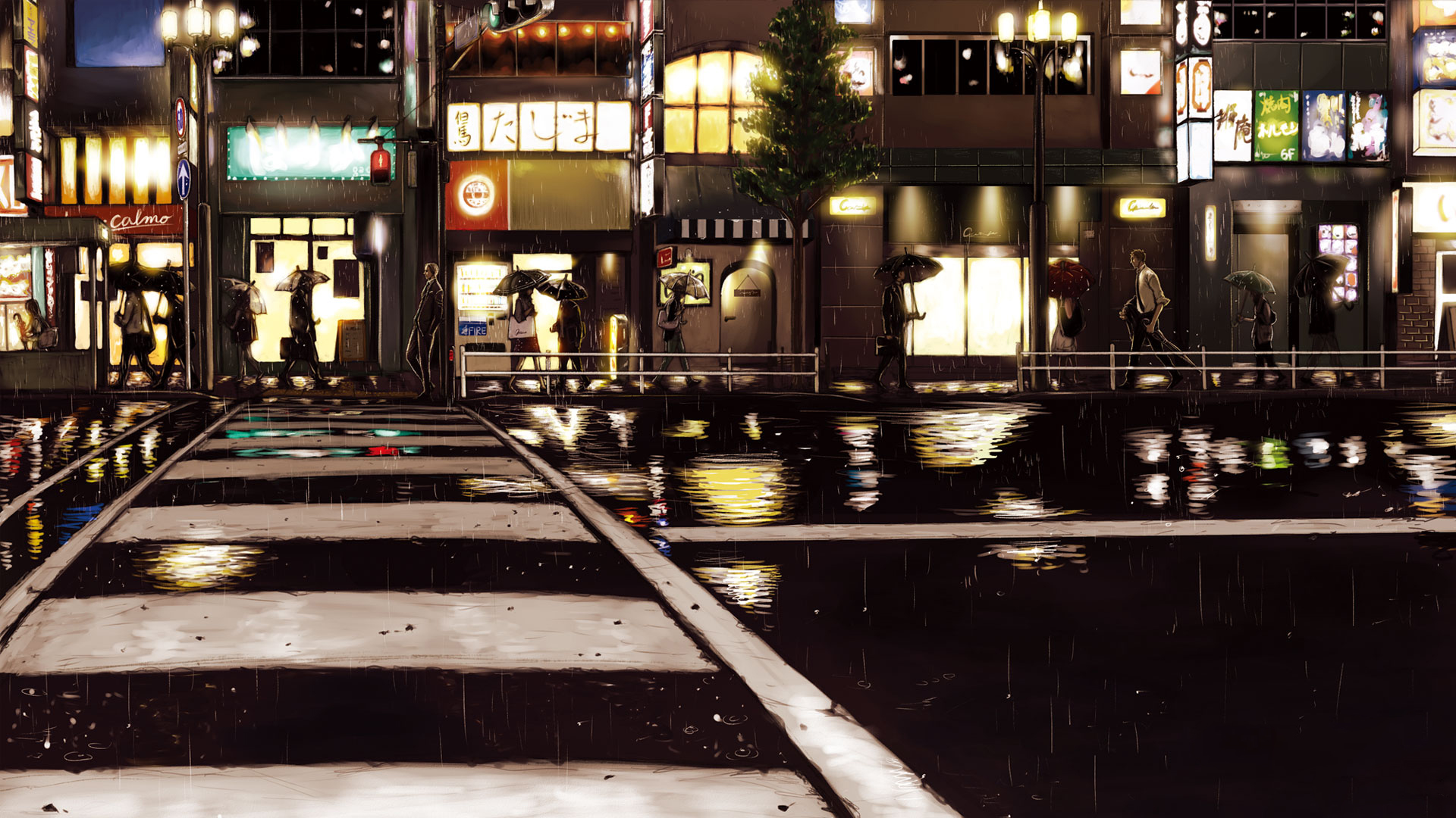 Yashiro from Twittering Birds Never Fly in a Rainy City HD Wallpaper