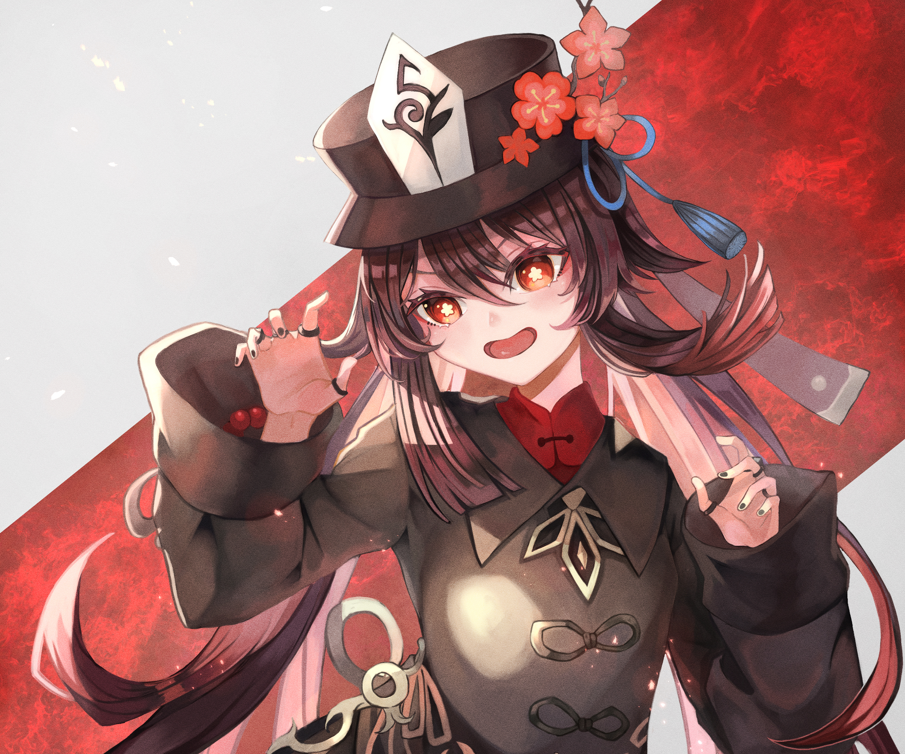 Hu Tao from Genshin Impact HD Wallpaper