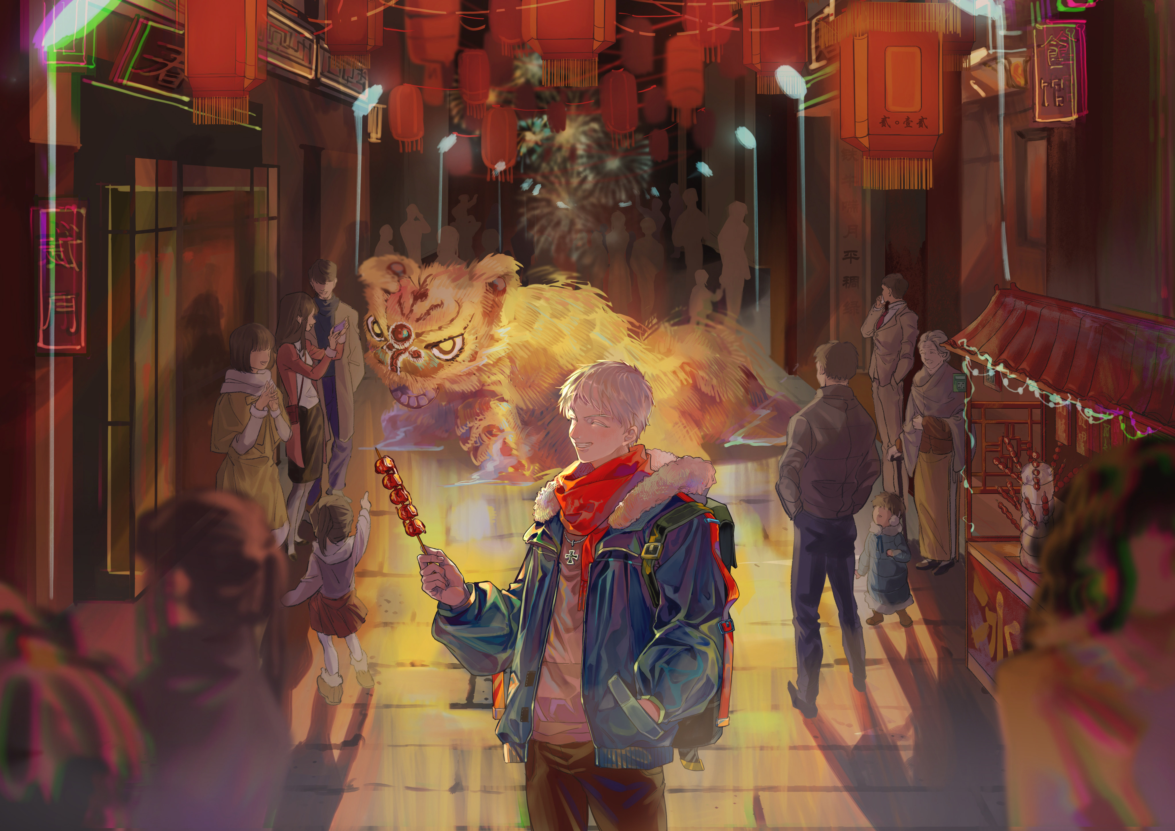 Prussia from Hetalia at a Chinese New Year Festival HD Wallpaper