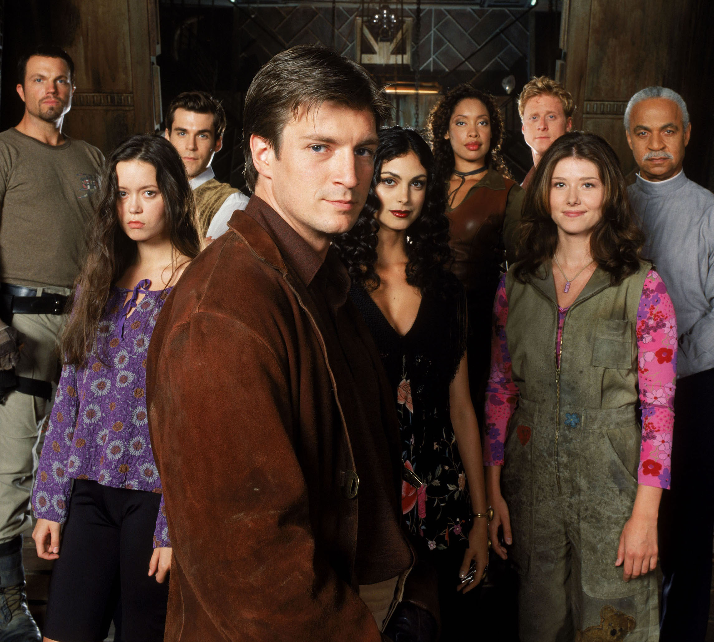 Firefly cast group portrait HD Wallpaper