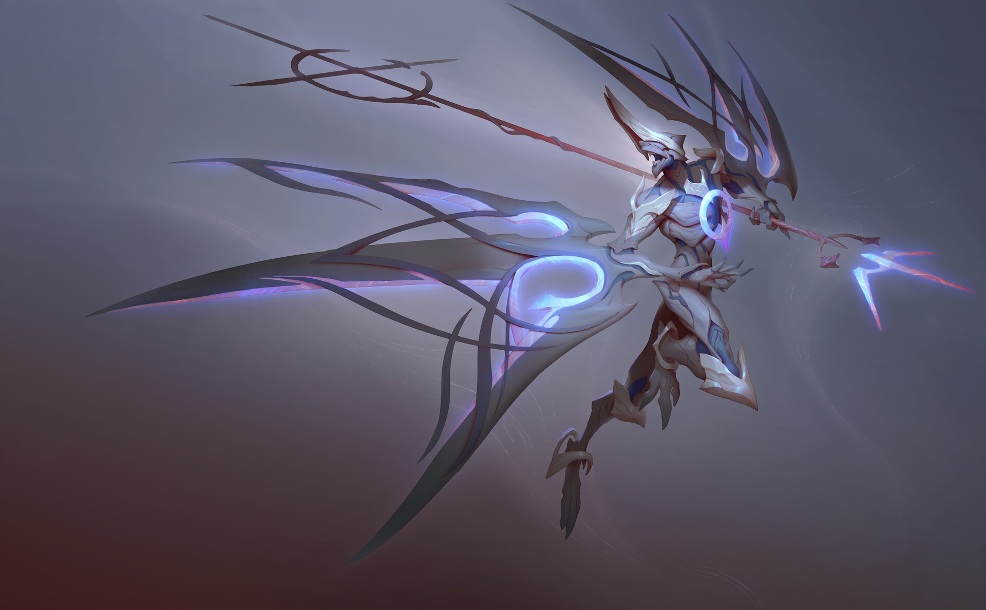 The Scout with Dark Wings HD Wallpaper