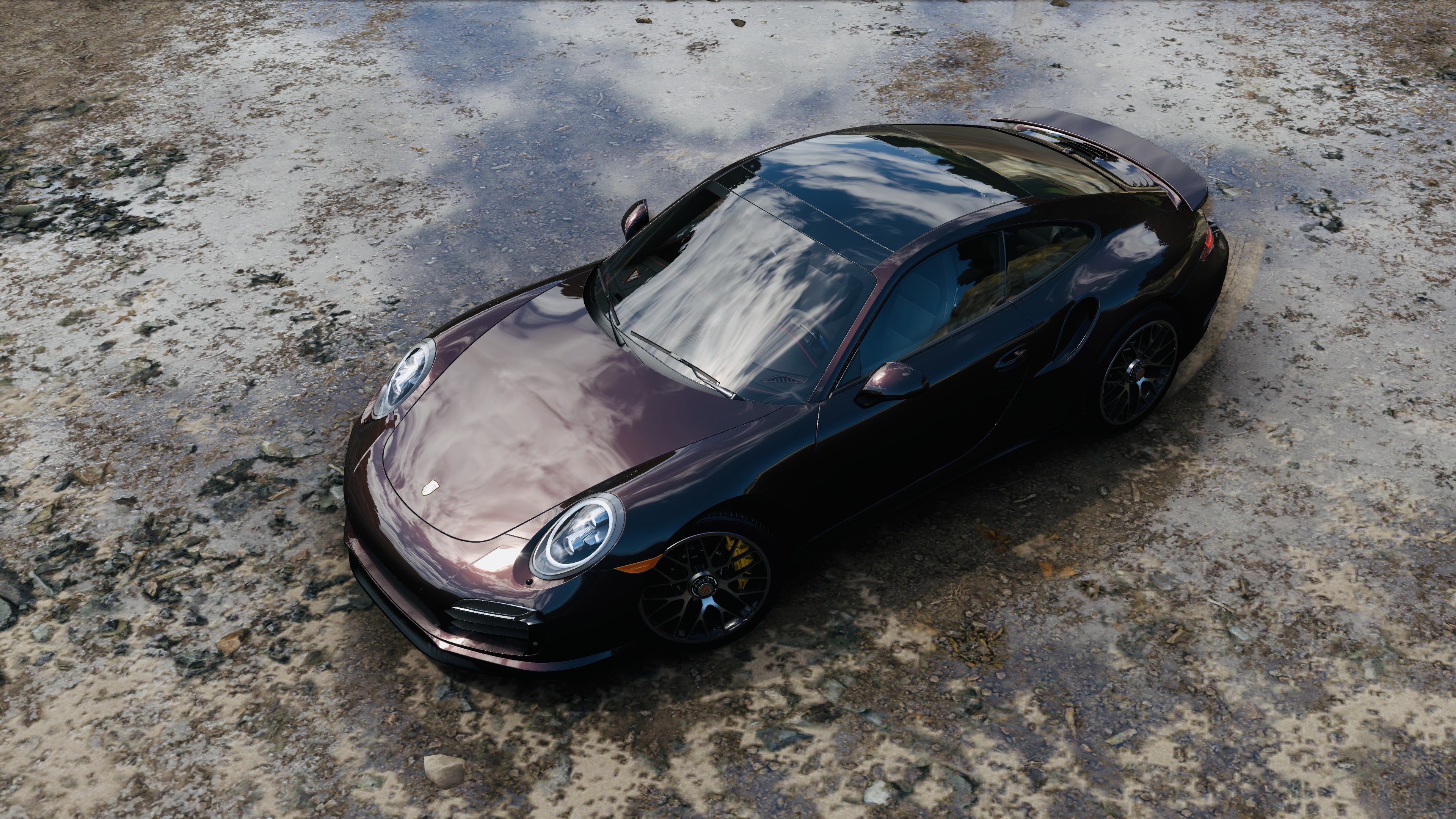 Porsche 911 Turbo S from Forza Horizon 4 4K HD Wallpaper