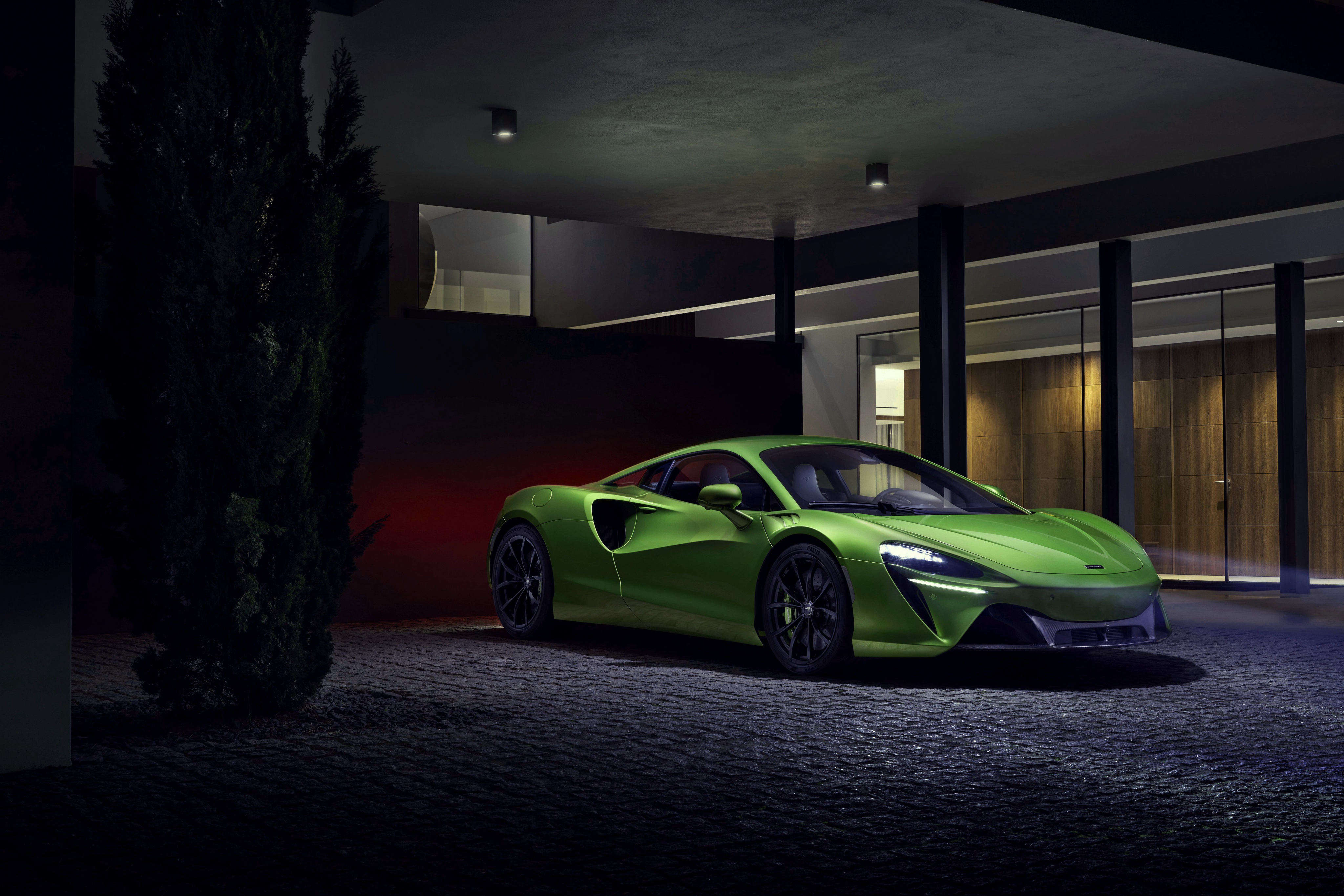 Green McLaren Artura 4K Supercar HD Wallpaper