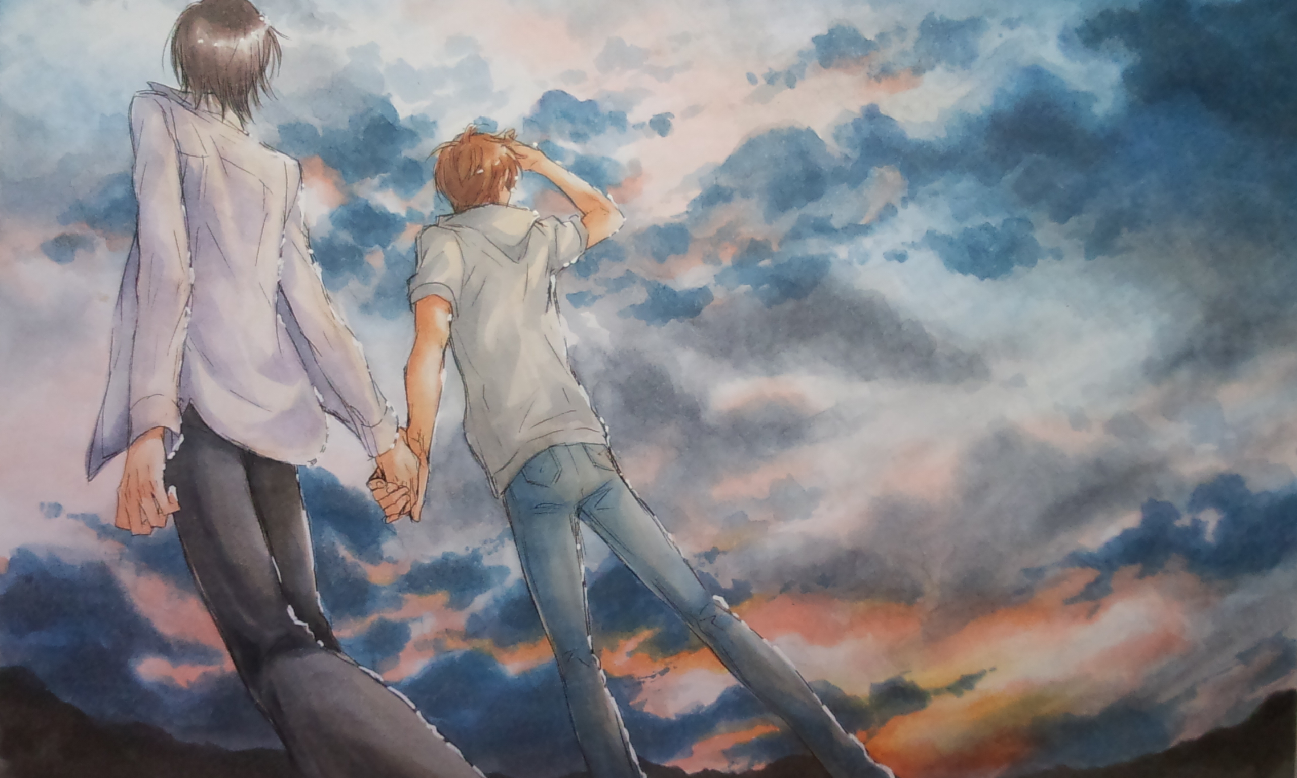 Suzaku Kururugi and Lelouch Lamperouge from Code Geass HD Wallpaper