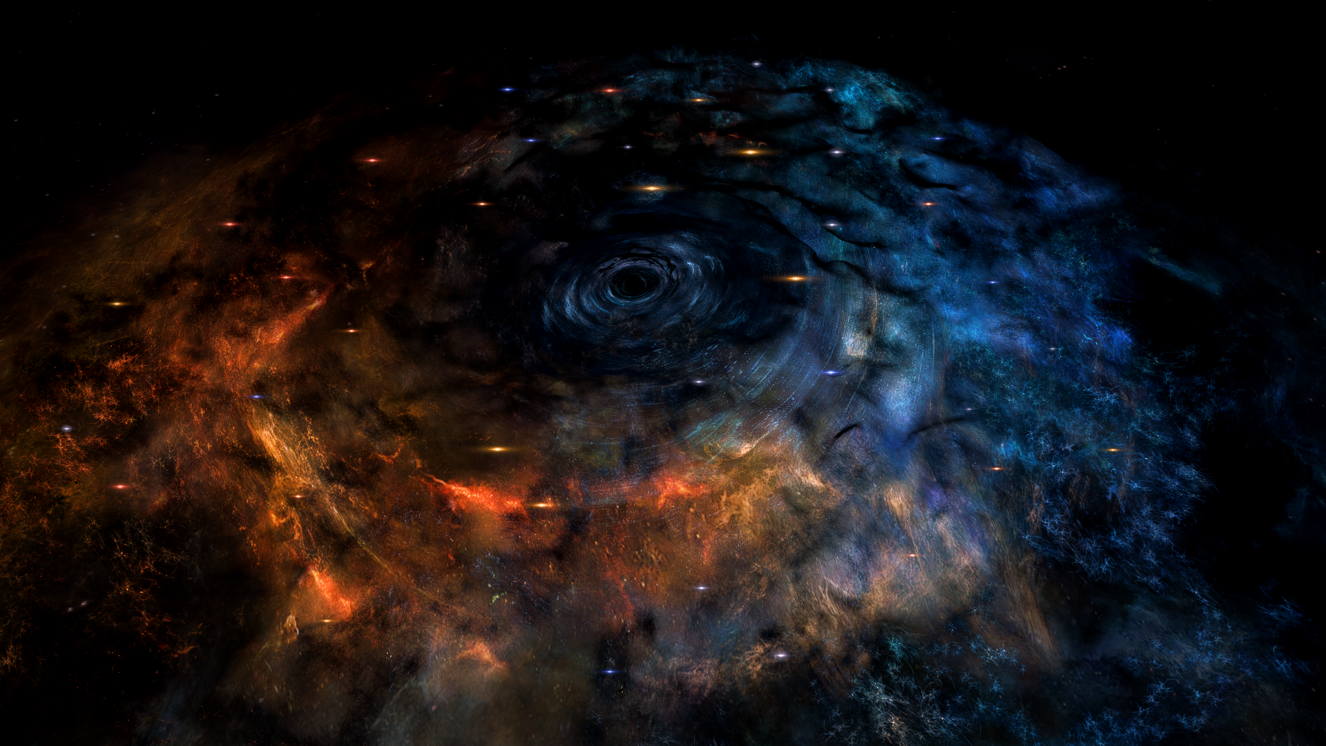 Mass Effect Andromeda Black Hole Nebula HD Wallpaper