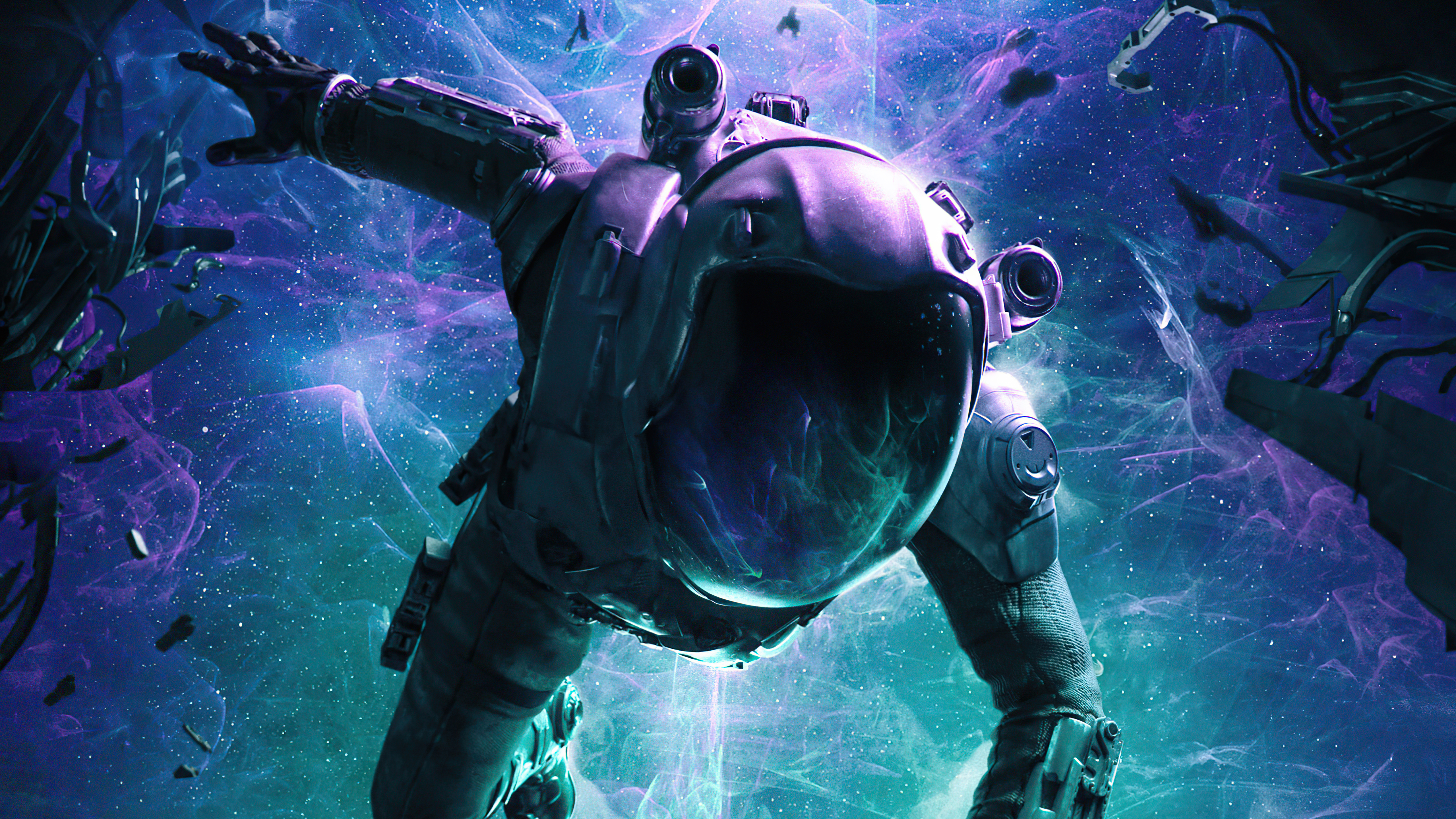 Sci Fi Astronaut in Space 4K HD Wallpaper
