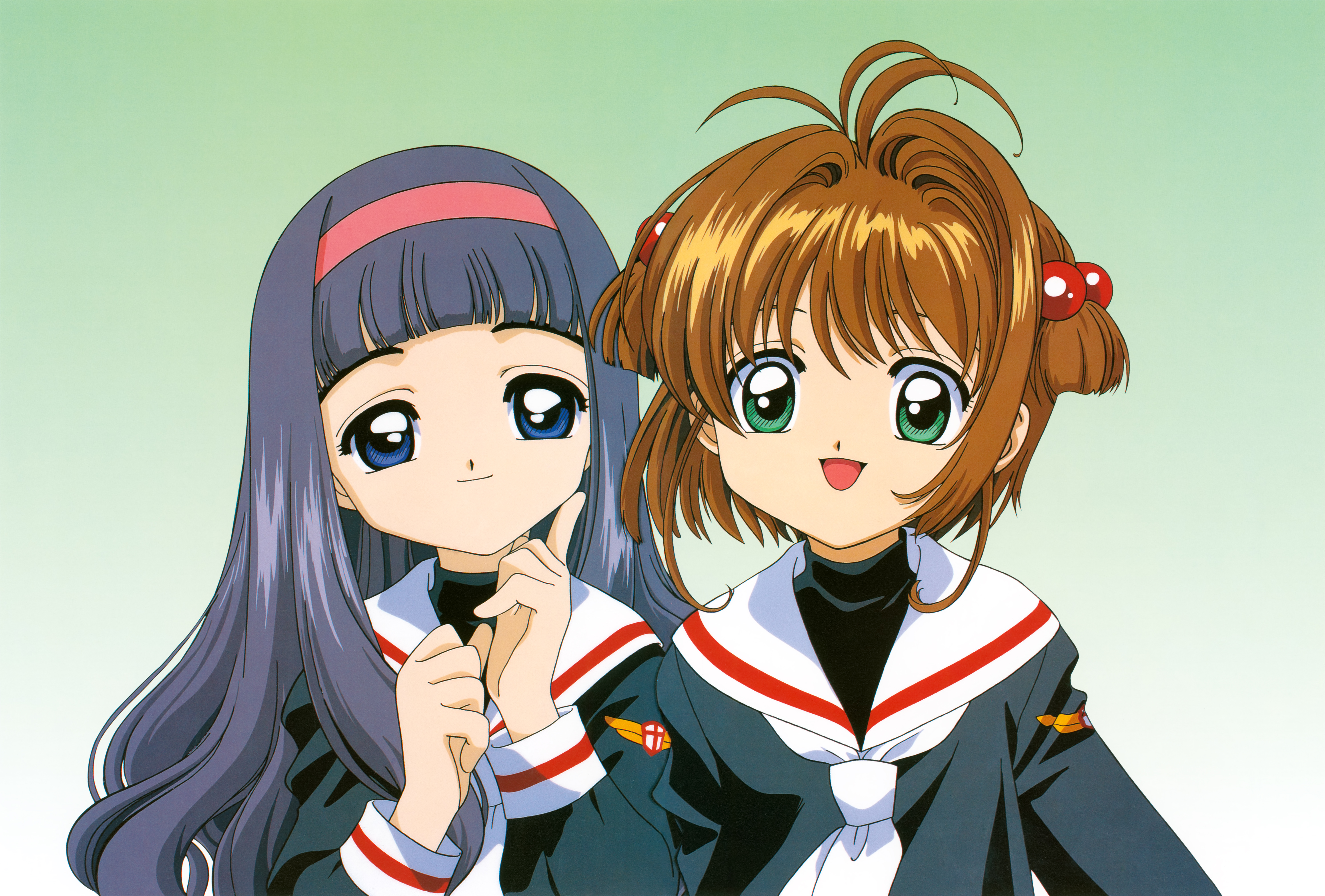 Sakura and Tomoyo from Cardcaptor Sakura HD Wallpaper